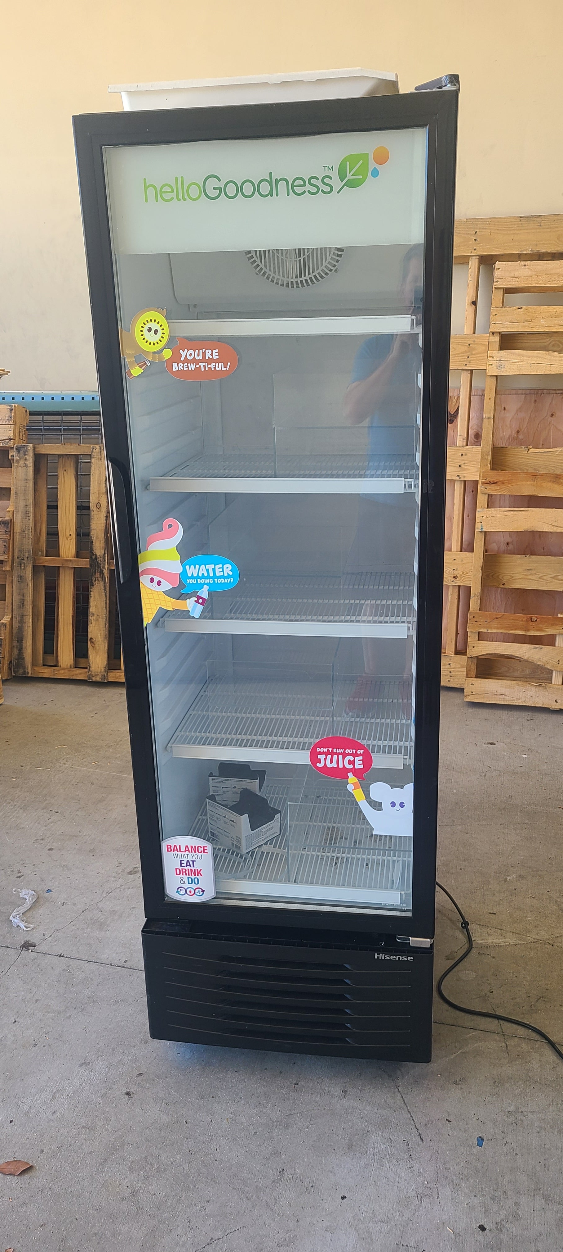2019 One Door Beverage Cooler Hisense FL-49WC1HC