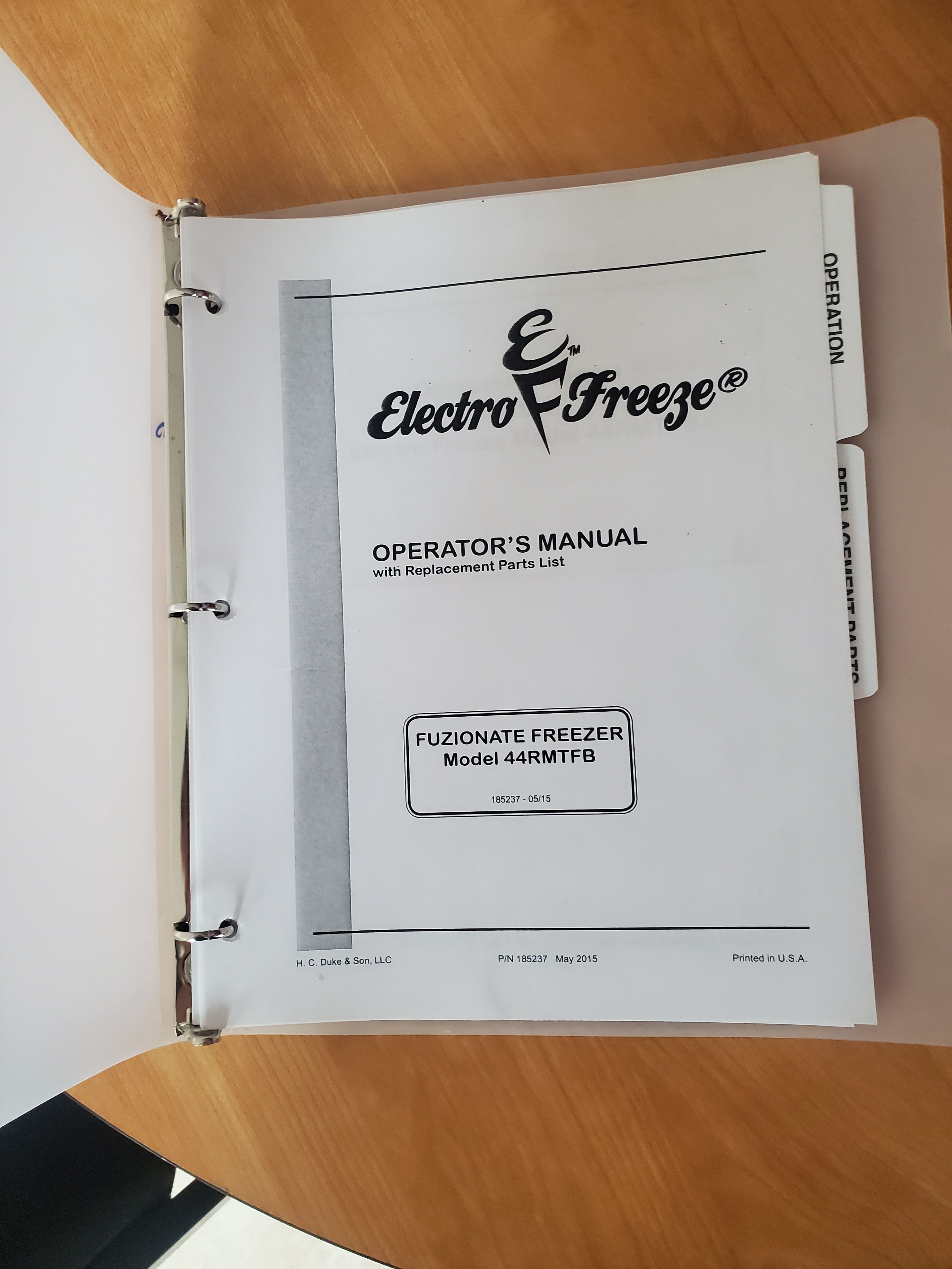 2016 1ph water 9 Flavor Electrofreeze 44-RMTFB - Fuzionate