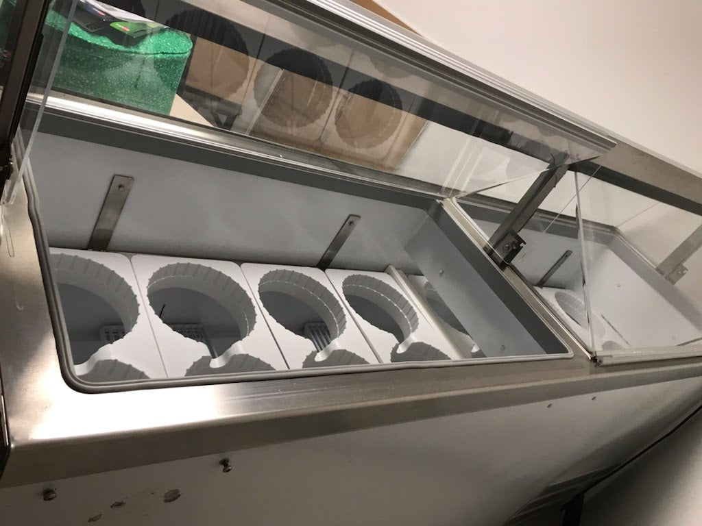 2017 Masterbilt DD88 Sixteen Flavor Dipping Cabinet with Ropak System