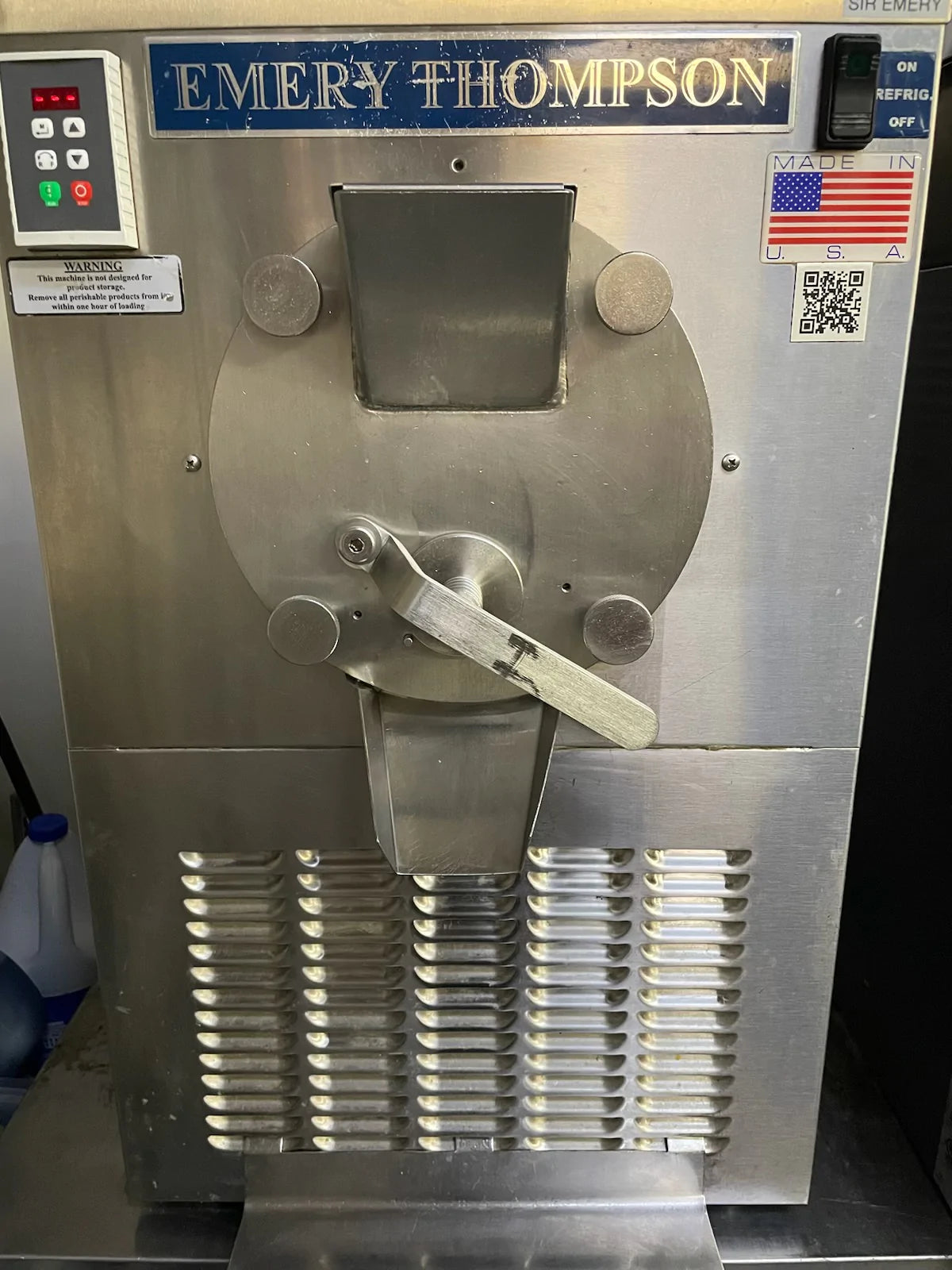 2013 CB350 Emery Thompson 6 quart batch freezer