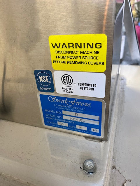 Swirl Freeze USED 2015