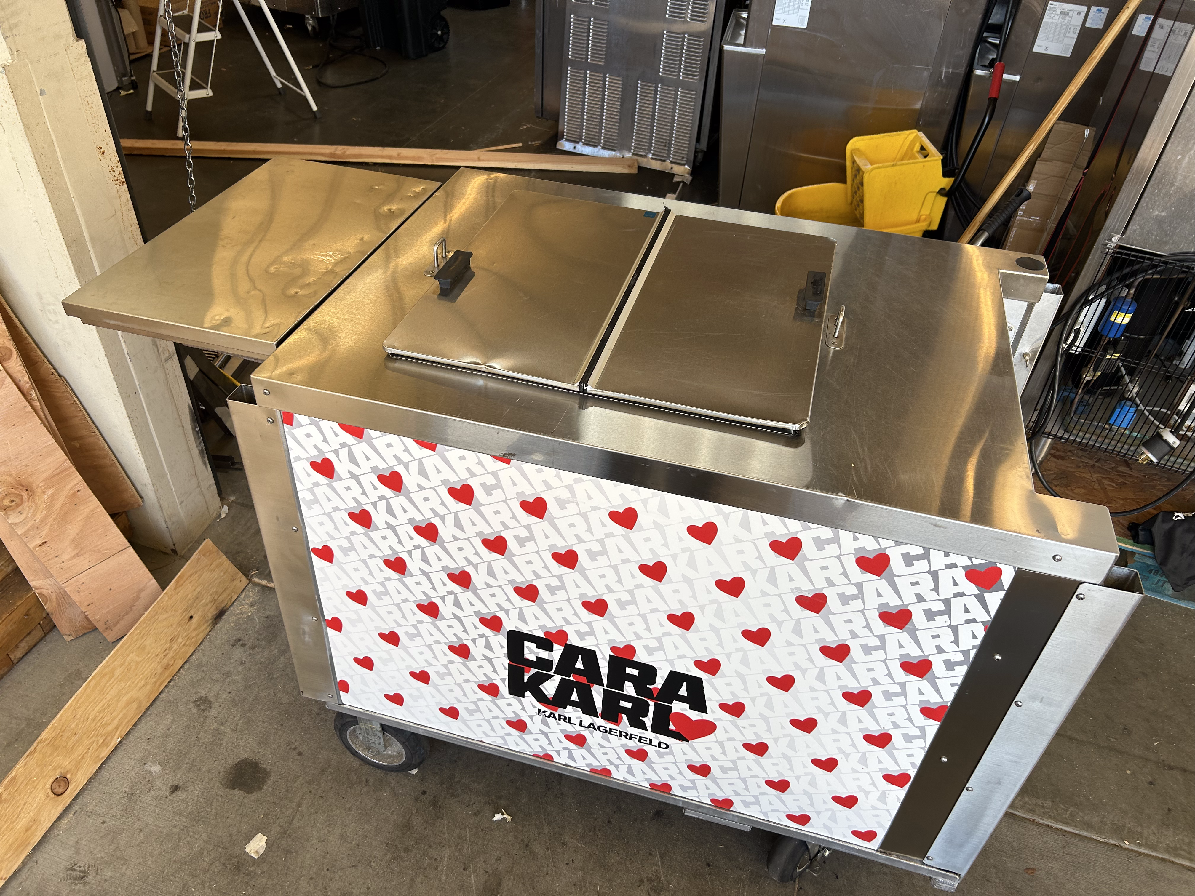 2017 Nelson Ice Cream Push Cart C4431R-CP (BDC8 build) w/ Canopy