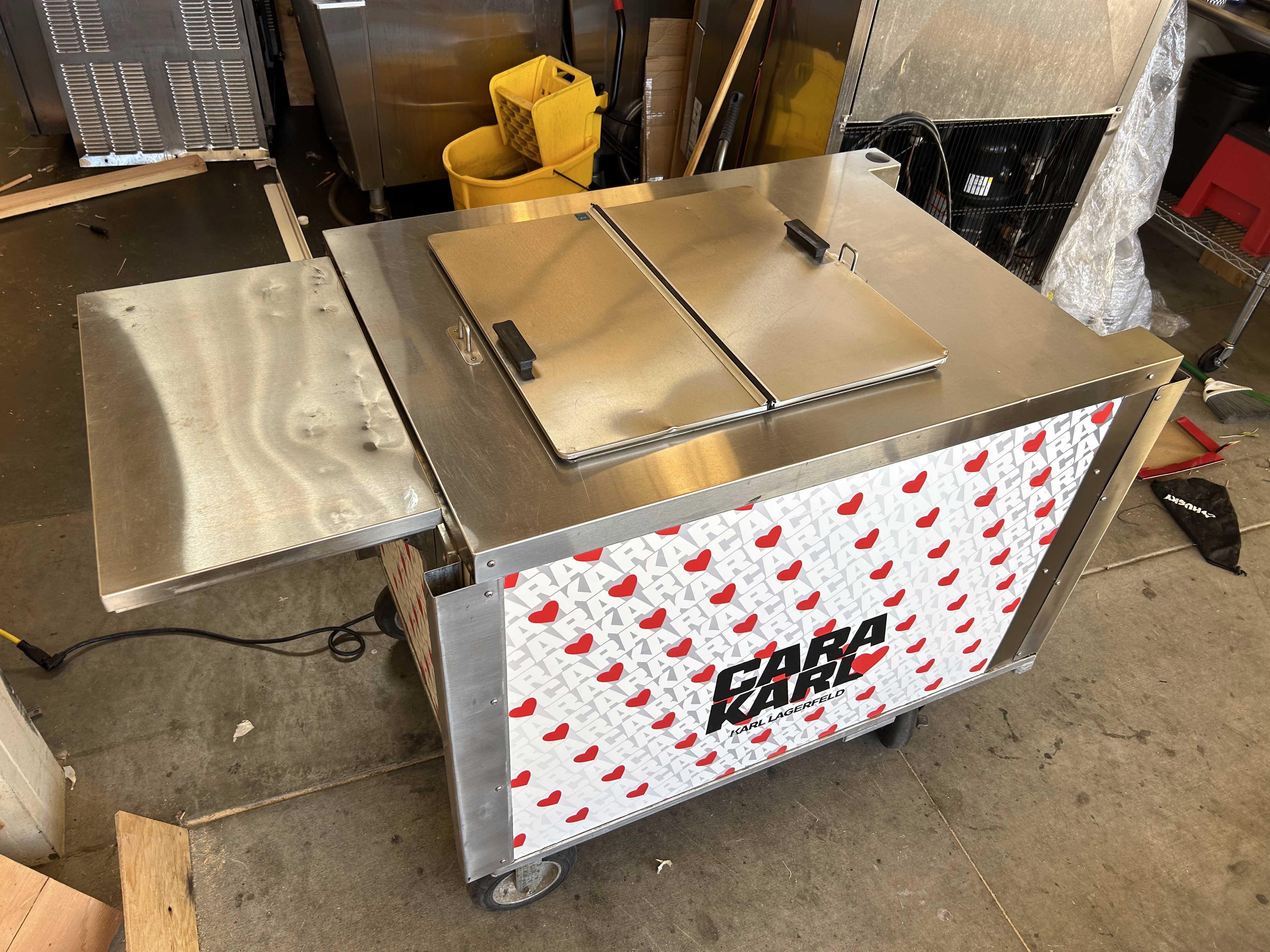 2017 Nelson Ice Cream Push Cart C4431R-CP (BDC8 build) w/ Canopy