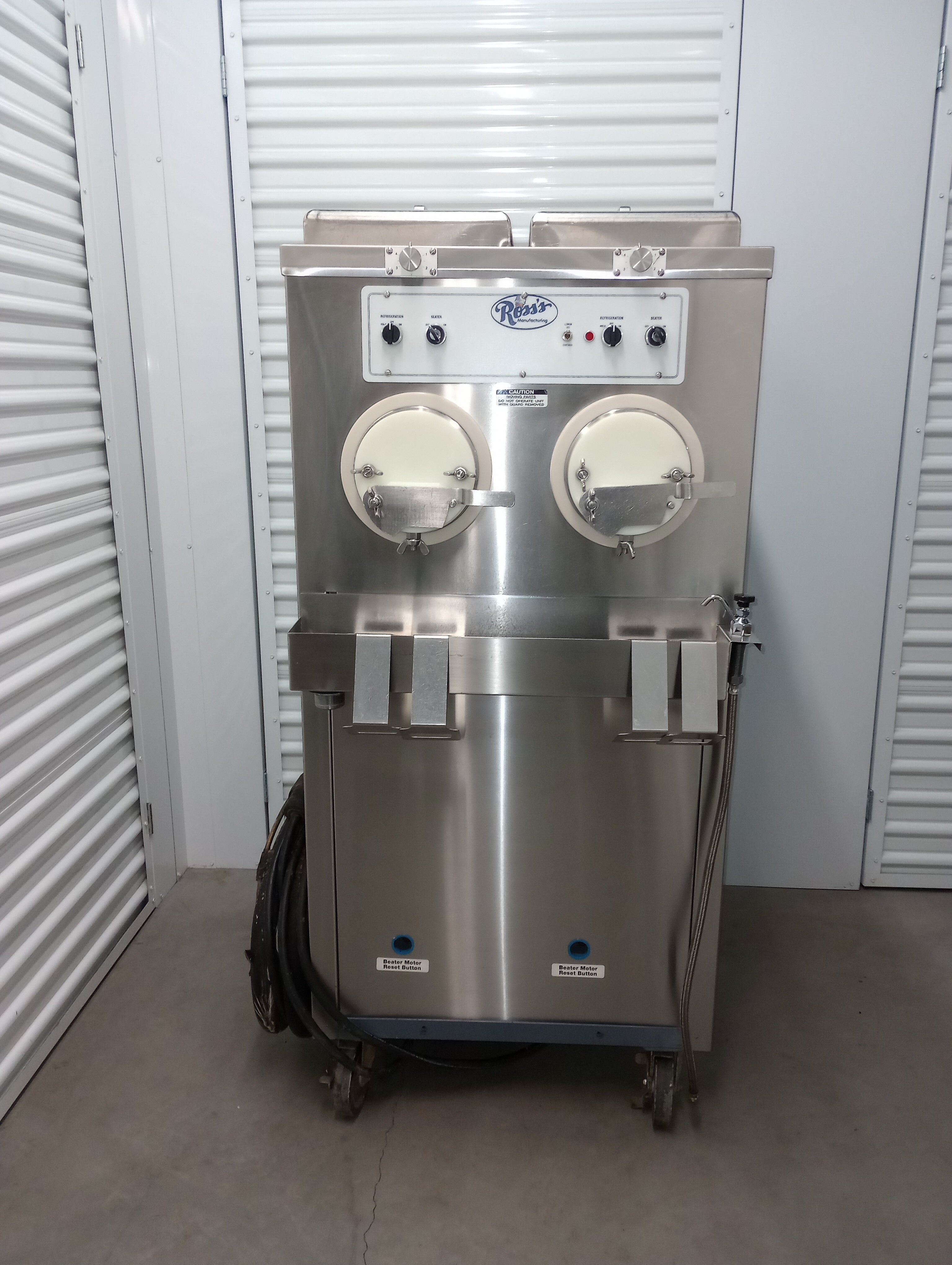 ROSS M202-A 3ph Water Cooled 2 Barrel Custard Batch Freezer w/ Warranty