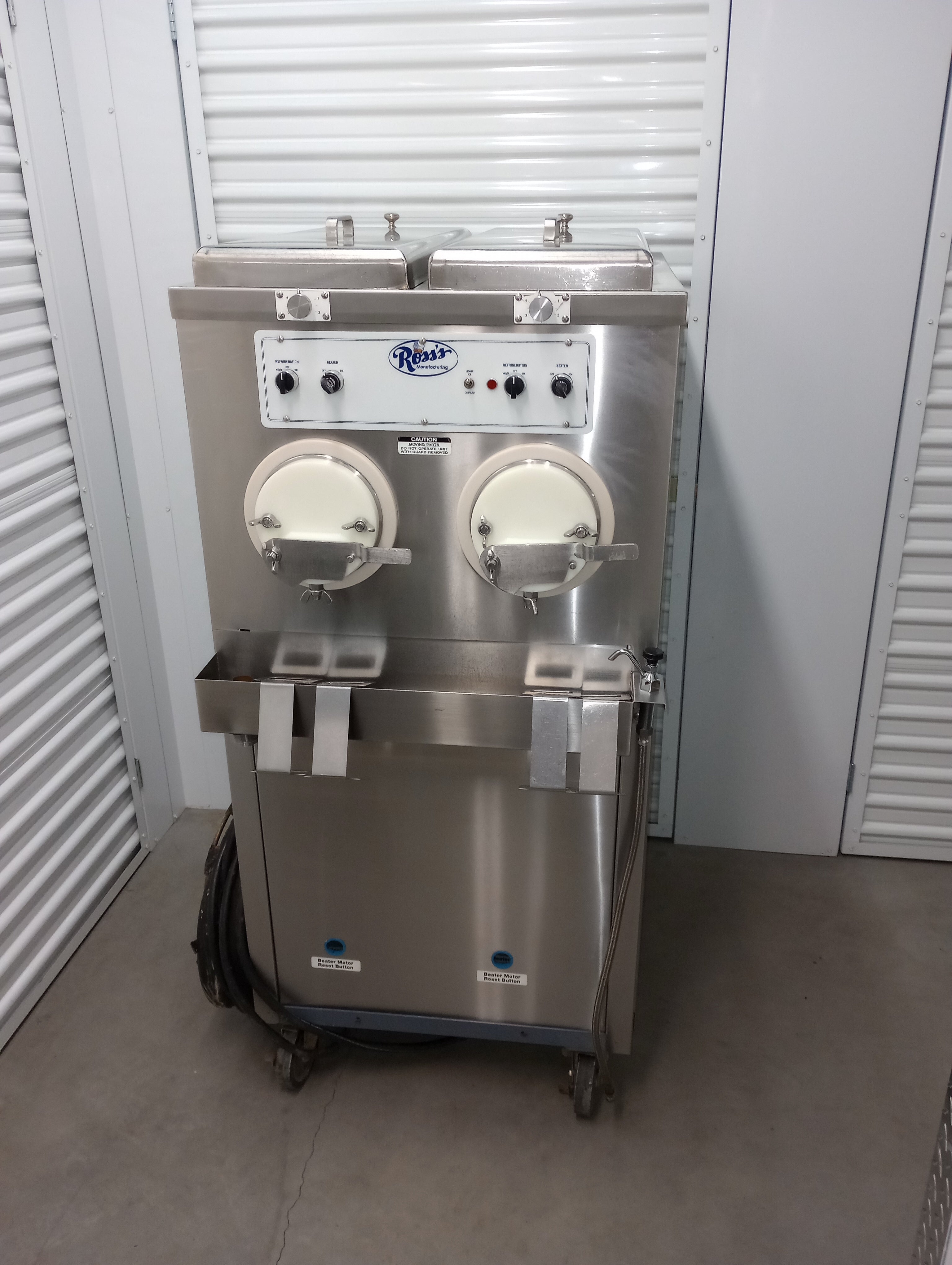 ROSS M202-A 3ph Water Cooled 2 Barrel Custard Batch Freezer w/ Warranty