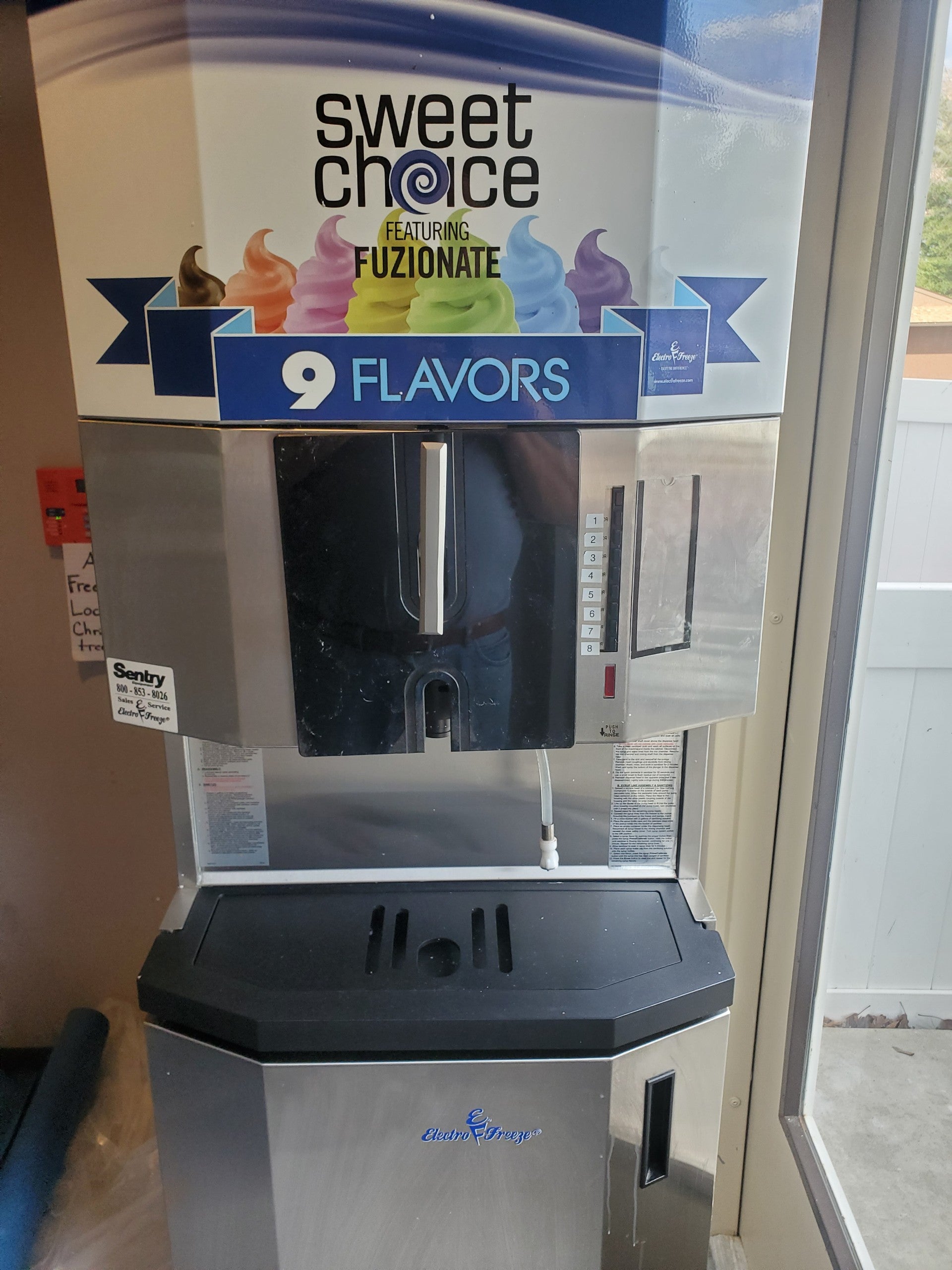 2016 1ph water 9 Flavor Electrofreeze 44-RMTFB - Fuzionate