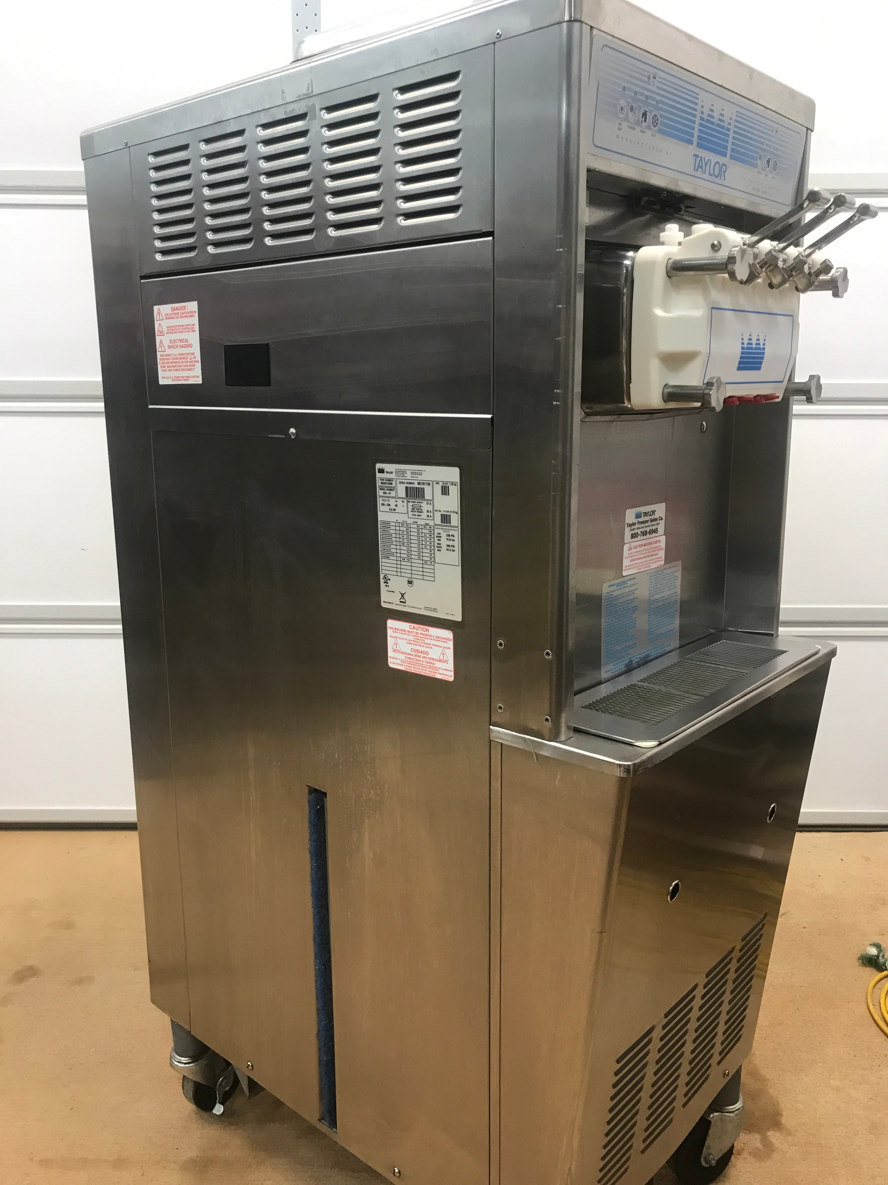 2012 Taylor 336-27 1ph Air Cooled Soft Serve Machine