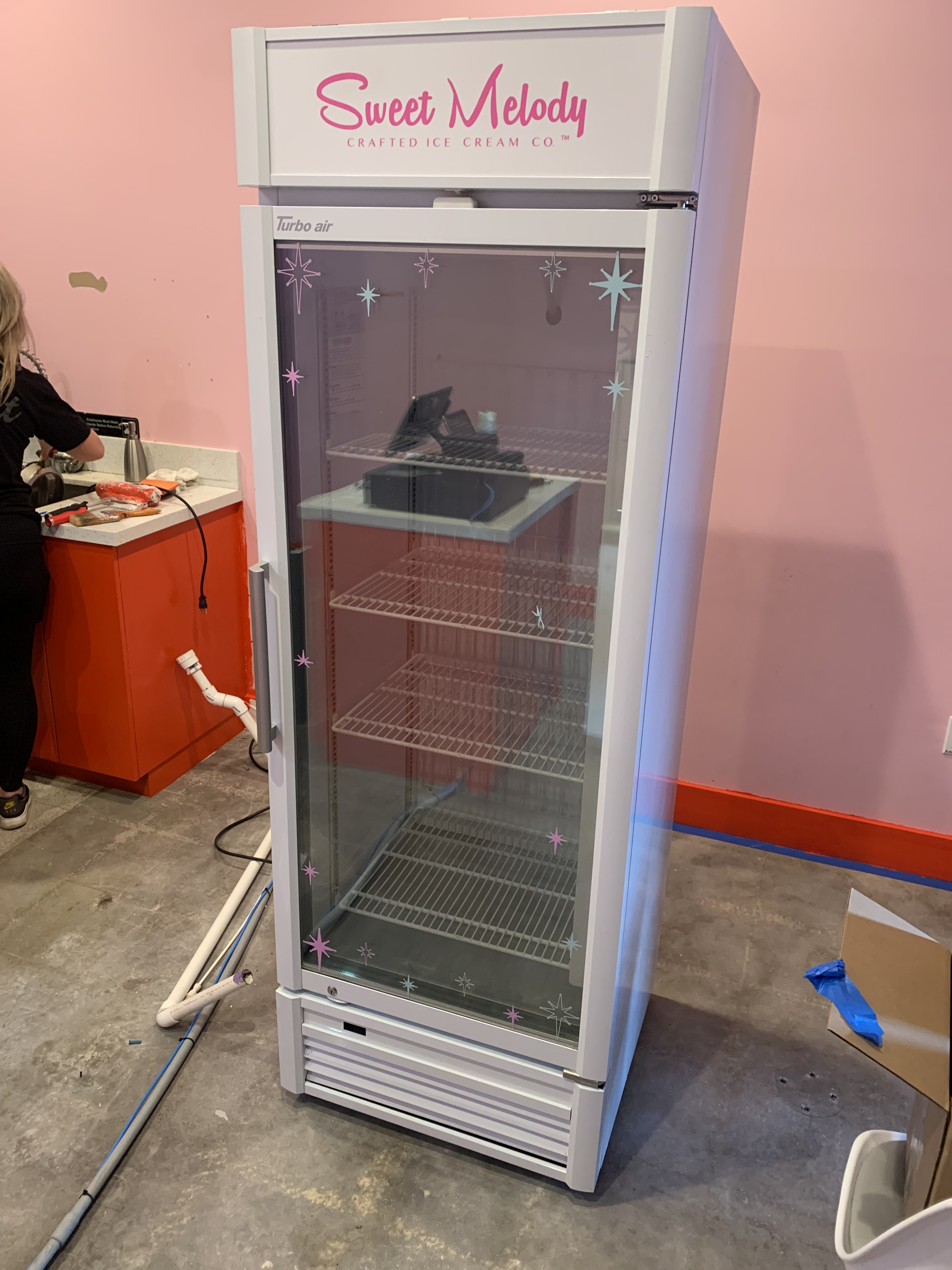 2020 Turbo Glass Single Door Merchandising Freezer