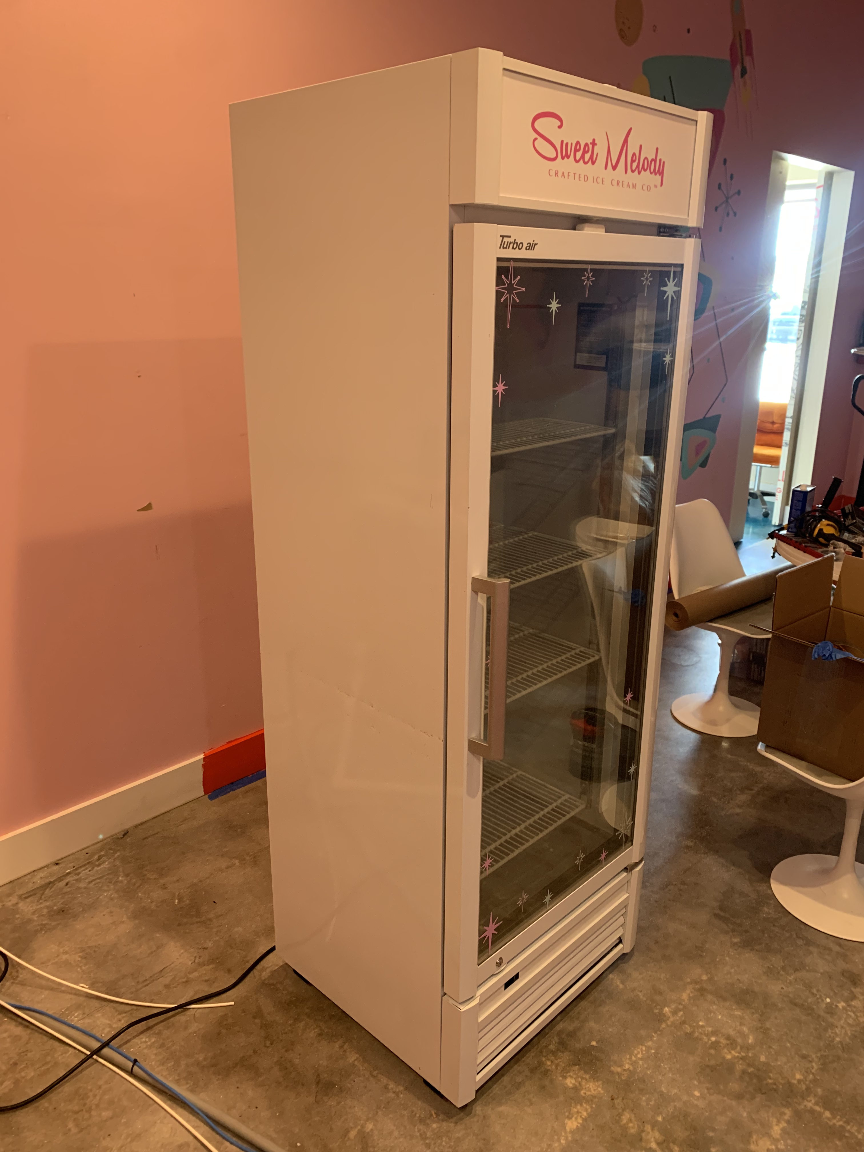 2020 Turbo Glass Single Door Merchandising Freezer
