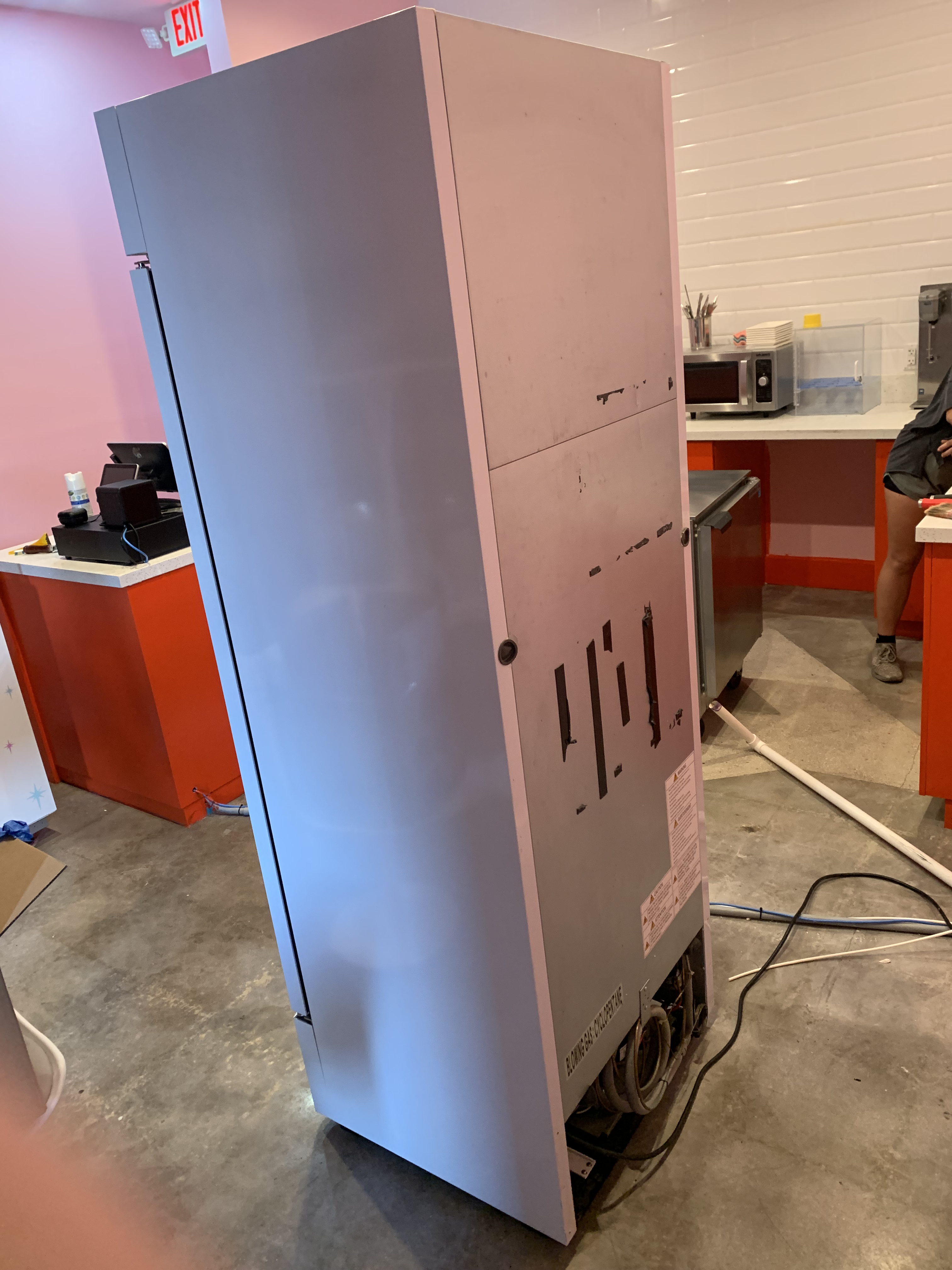 2020 Turbo Glass Single Door Merchandising Freezer