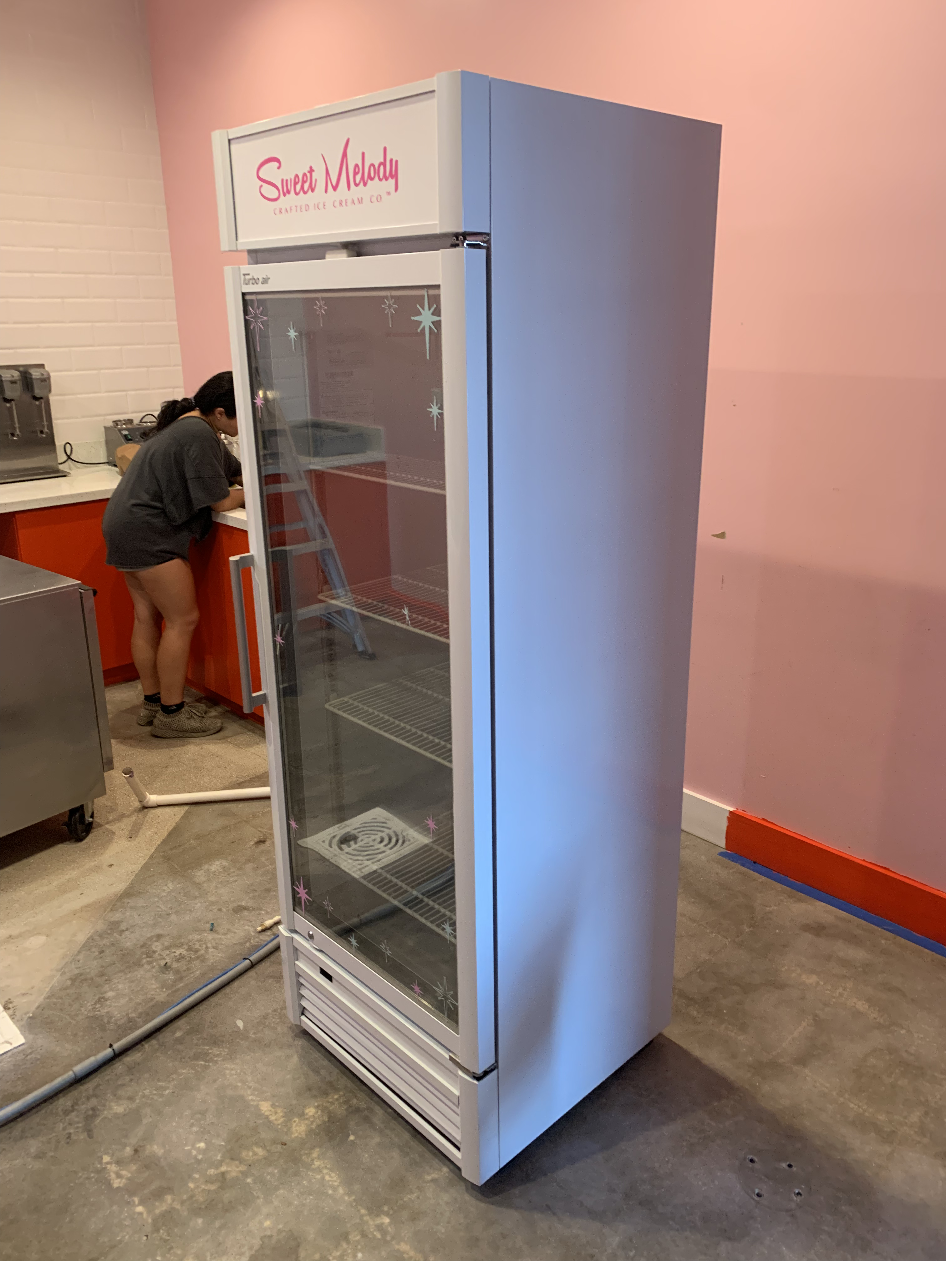 2020 Turbo Glass Single Door Merchandising Freezer