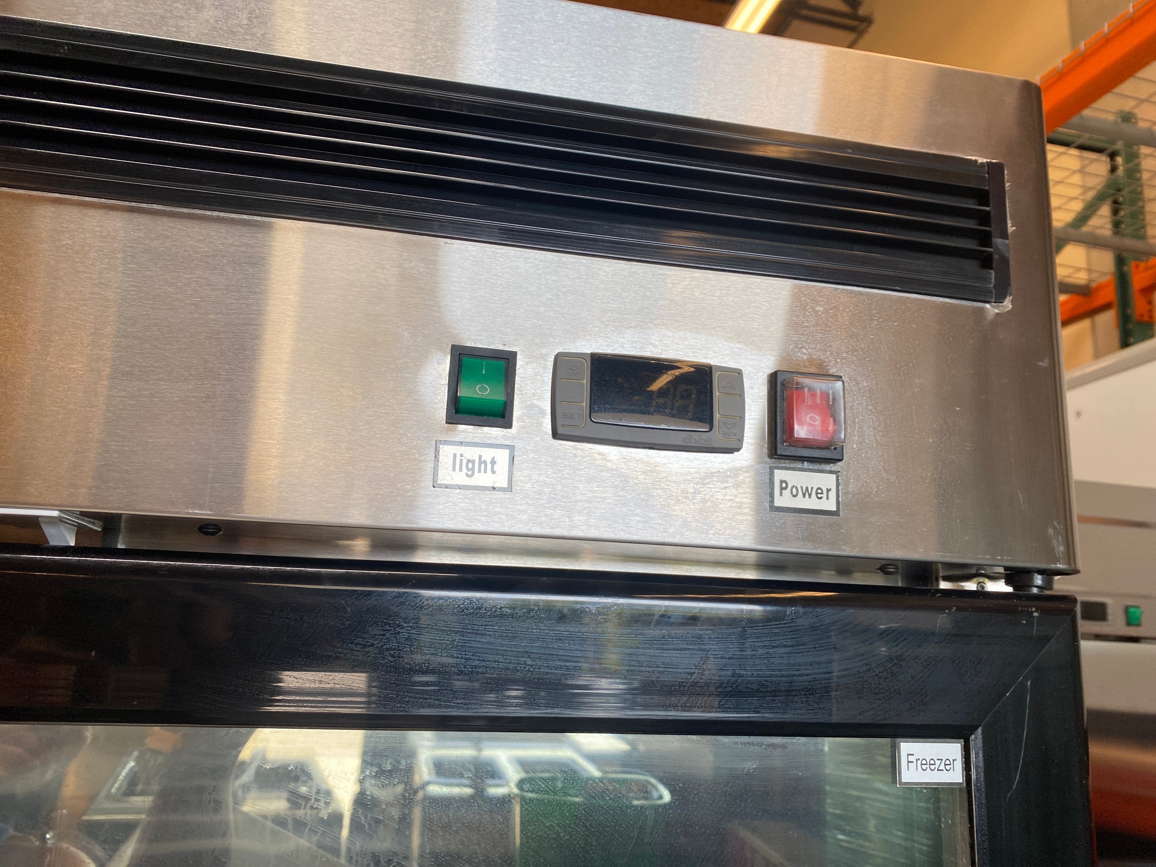 2015 Glass Front 2 Door Freezer MCF87
