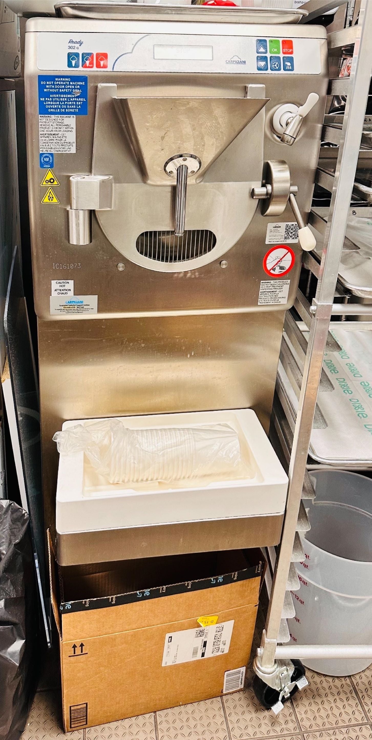 2019 Carpigiani LB302G 3PH Air Gelato Batch Freezer