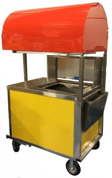BDC8 Cold Plate Push Cart With Canopy