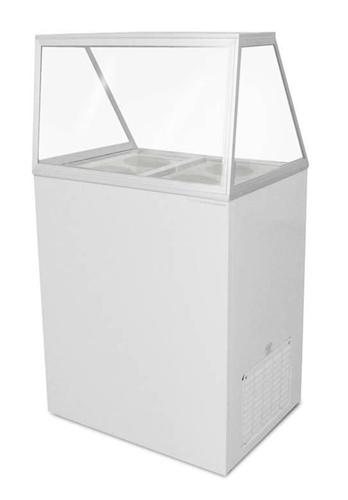 EDC4 - FOUR TUB ICE CREAM DIPPING CABINET- Dipping Cabinet -TurnKeyParlor.com