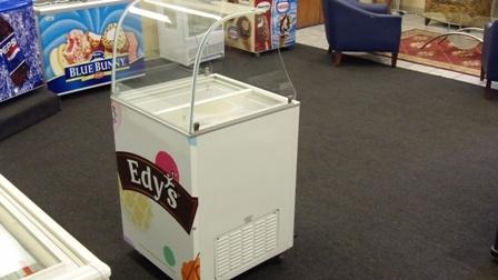 EDC4C-FOUR TUB ICE CREAM DIPPING CABINET (curved glass)- Dipping Cabinet -TurnKeyParlor.com