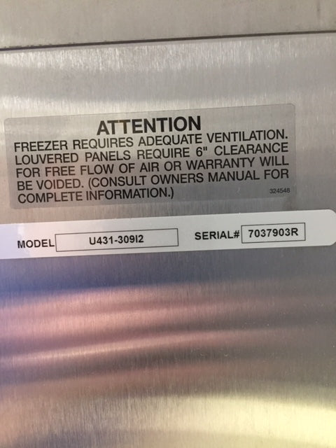 2019 Stoelting U431 3ph Air Dairy Queen Soft Serve Machine w/ Warranty