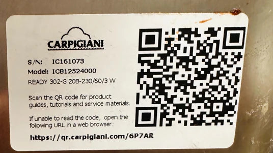 2019 Carpigiani LB302G 3PH Air Gelato Batch Freezer