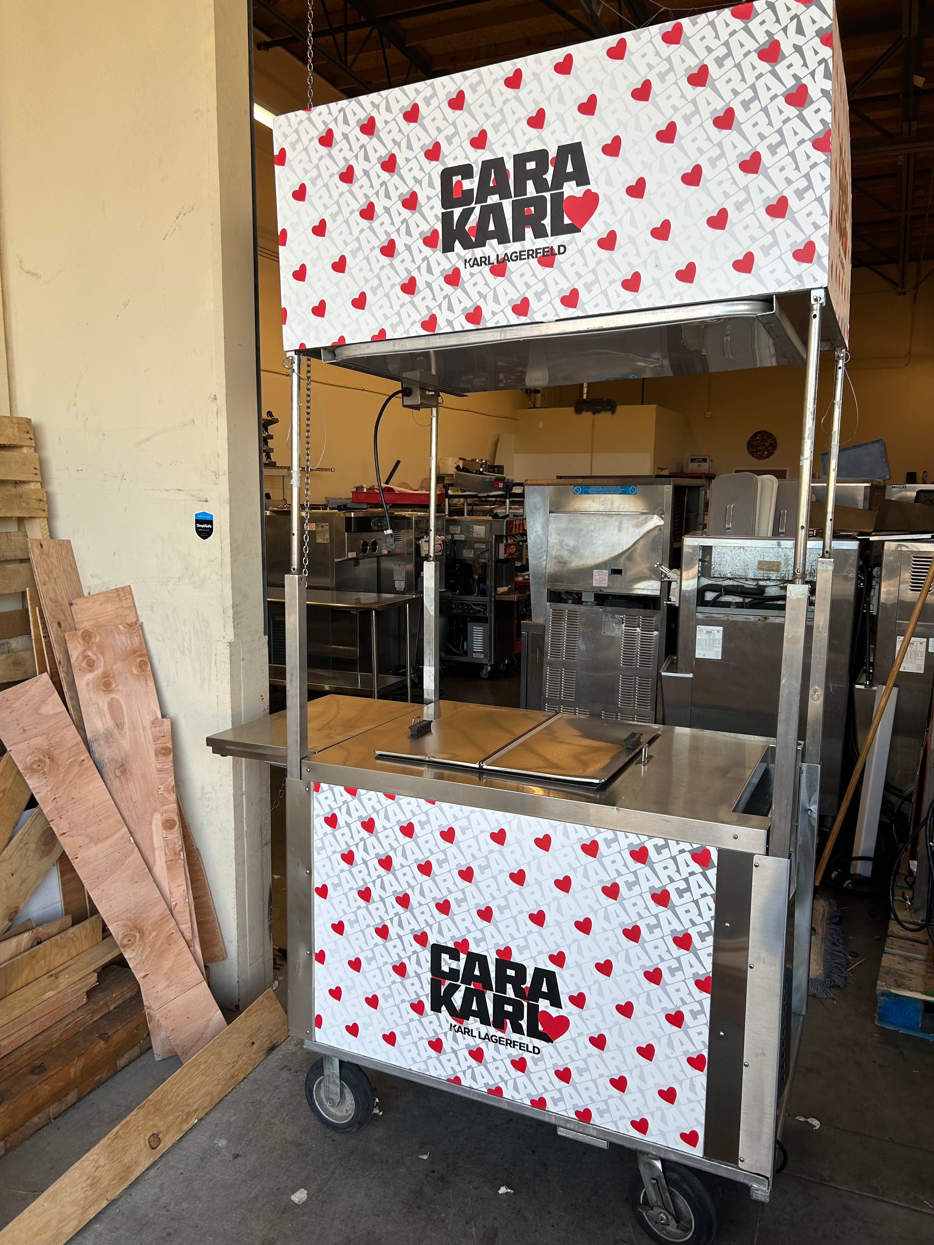 2017 Nelson Ice Cream Push Cart C4431R-CP (BDC8 build) w/ Canopy