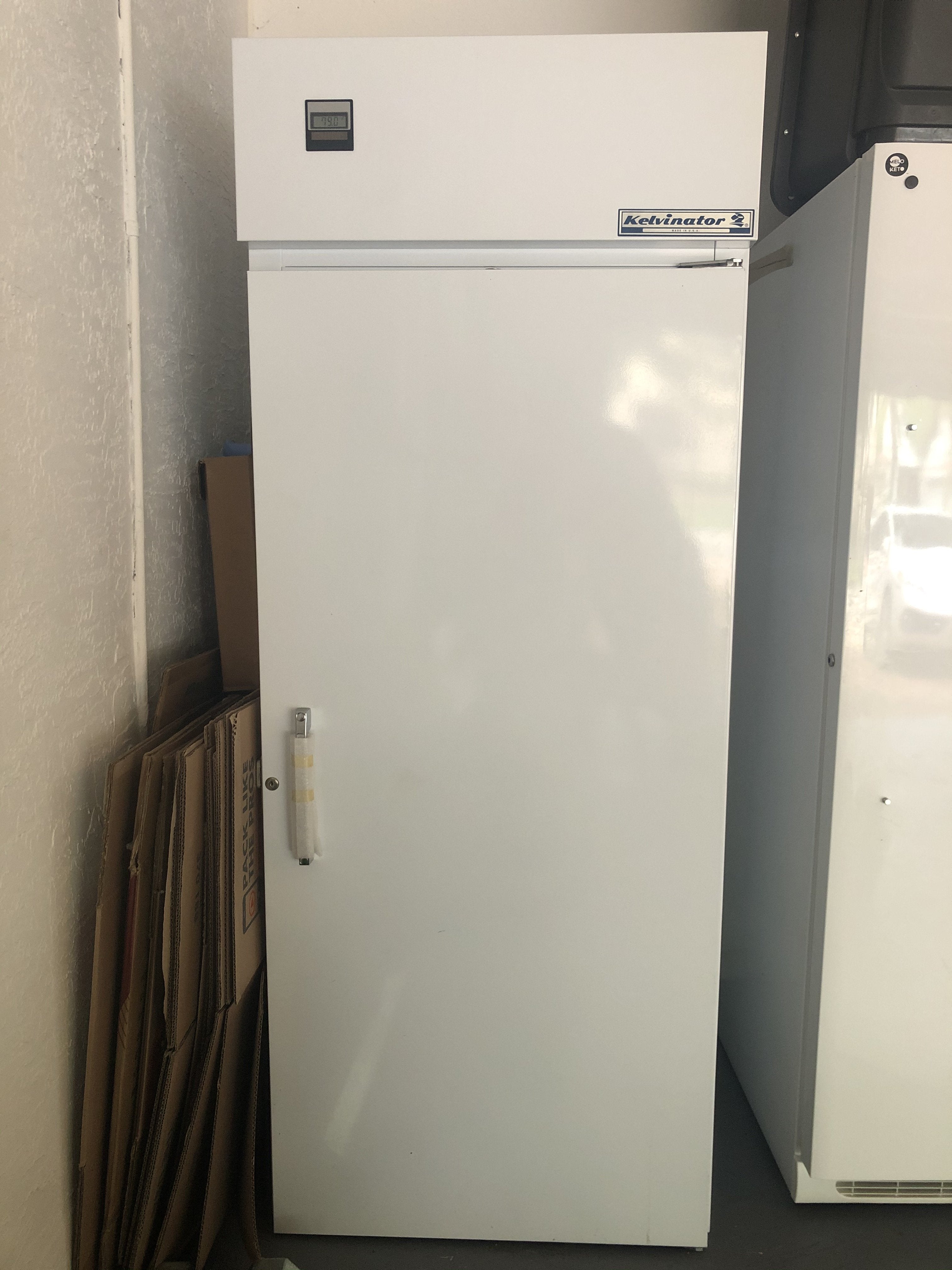 NEVER USED Single Door Upright - Global Kelvinator Hardening Cabinet