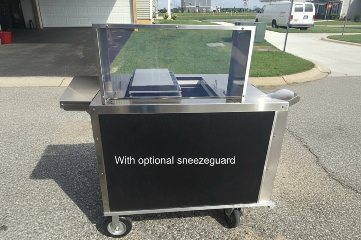 Sneeze Guard For Push Cart