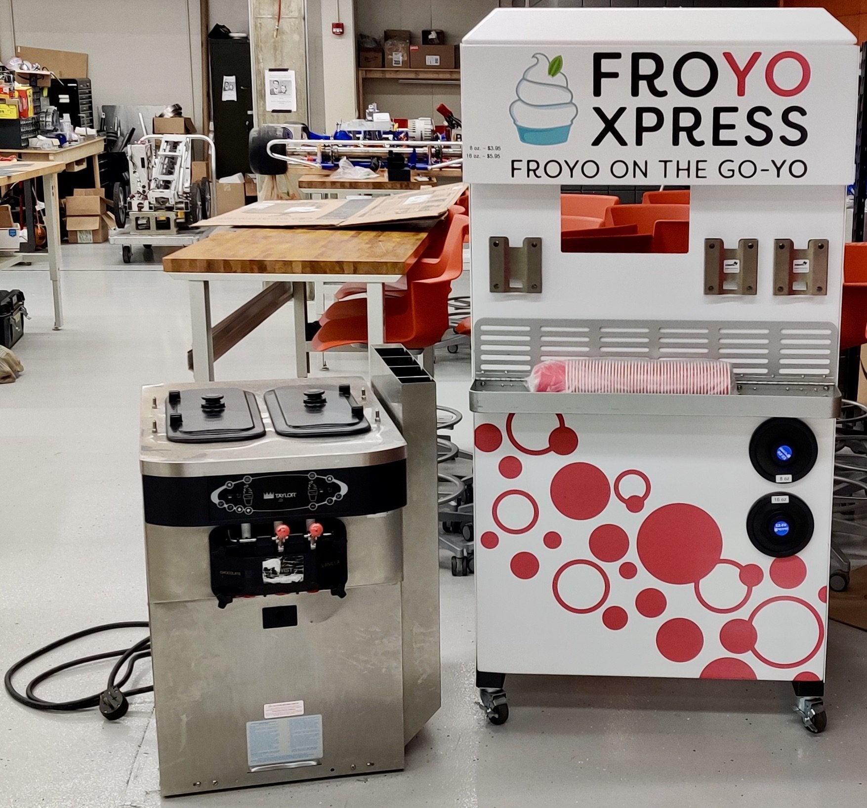 Soft Serve Machine KIOSK w Taylor C723 1ph air- Frozen Yogurt & Soft Serve Machines -TurnKeyParlor.com