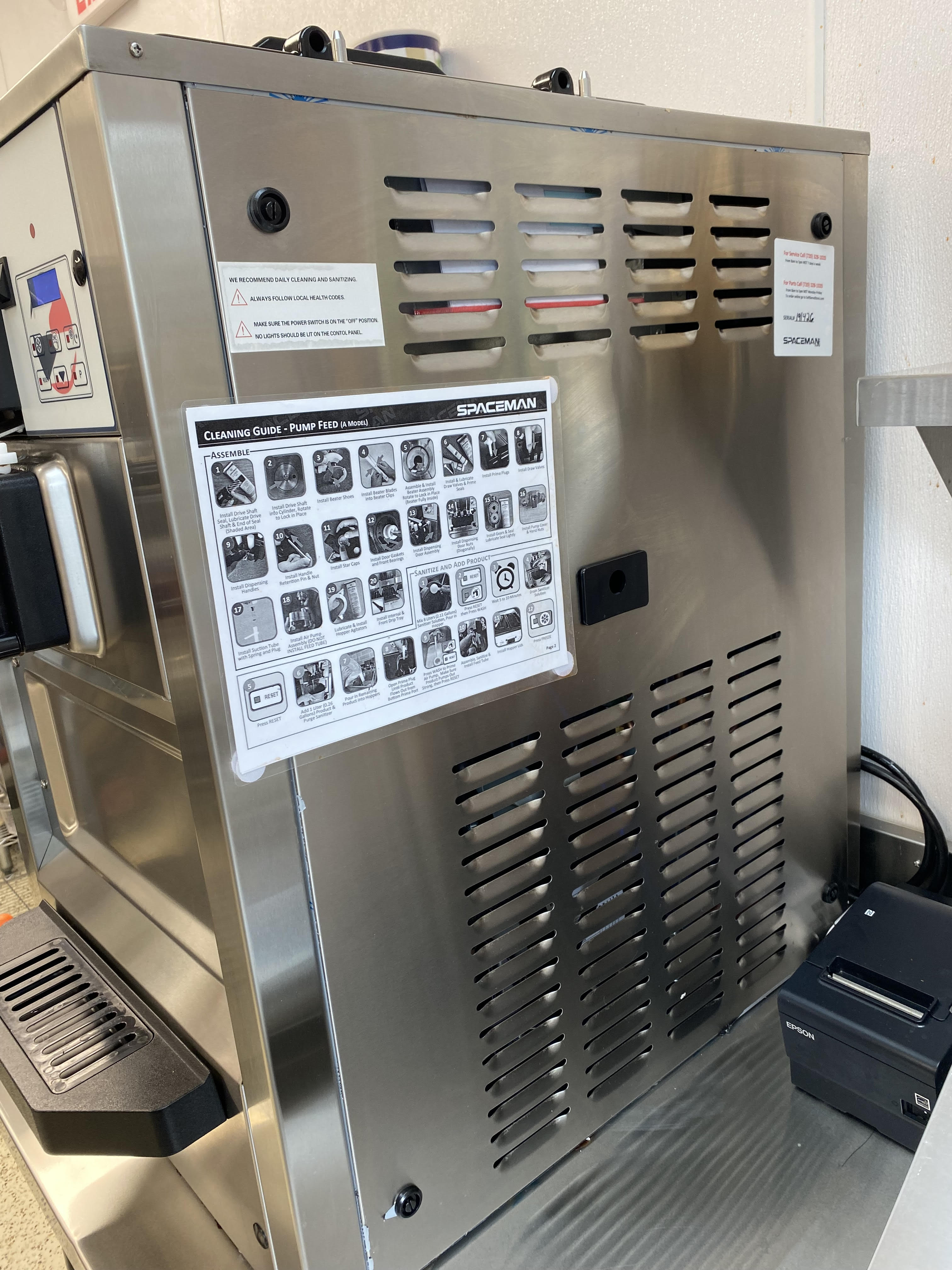 2019 Spaceman Model 6235AH Soft Serve Machine w/ Warranty