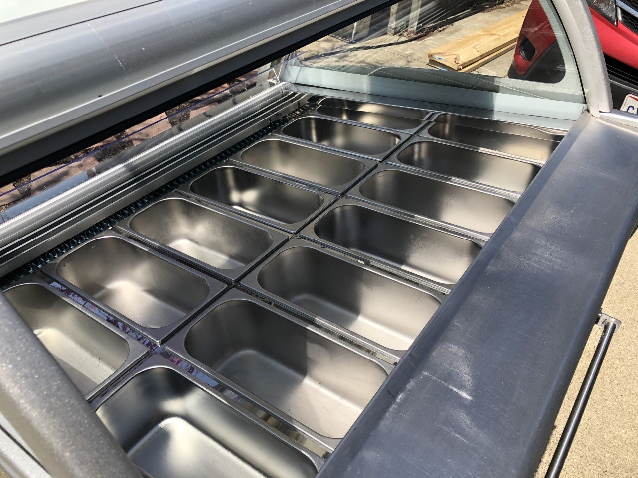 Used 2013 Aspen Deluxe 12 pan Sevel Gelato Case
