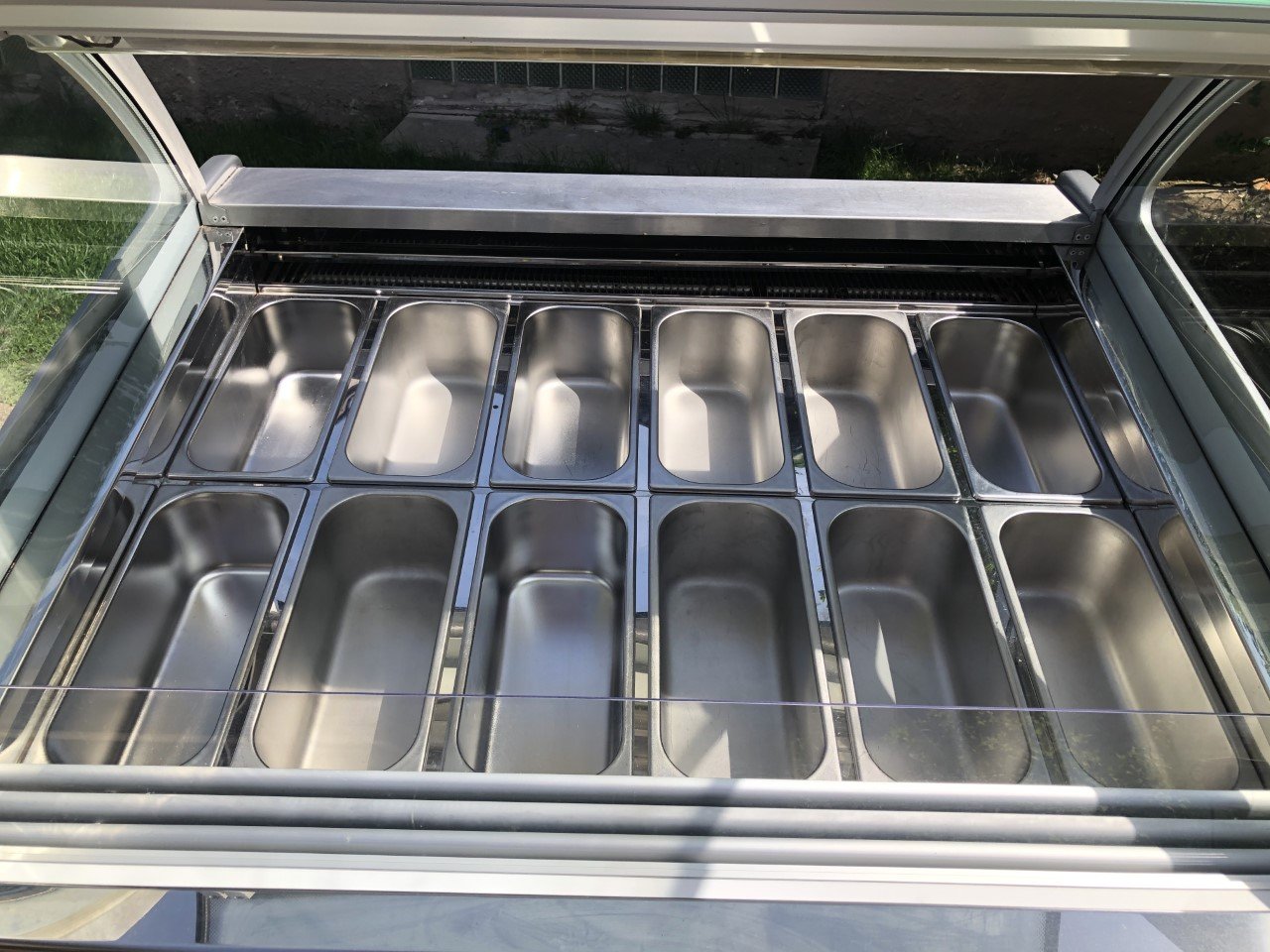 Used 2013 Aspen Deluxe 12 pan Sevel Gelato Case