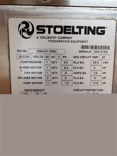 Used 2016 3PH AIR Stoelting U431 Pressurized Soft Serve Ice Cream Machine- Frozen Yogurt & Soft Serve Machines -TurnKeyParlor.com