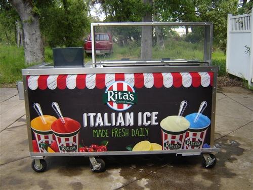Used 2016 Rita's Nelson Cart w sink BD6CE03