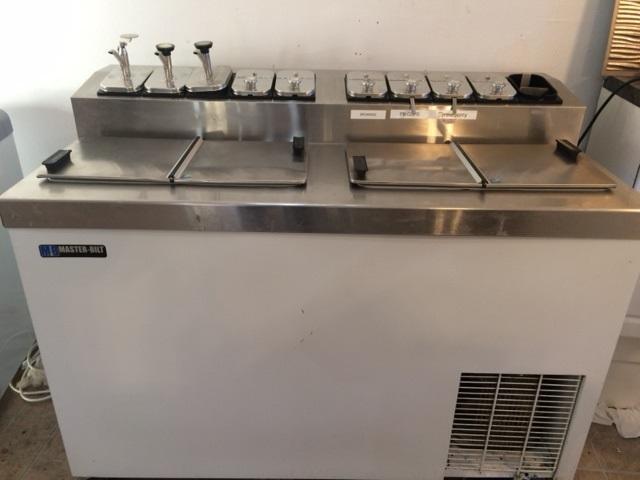 Used Masterbilt Flavorrail Dipping Cabinet Topping Bar 2014- Dipping Cabinet -TurnKeyParlor.com