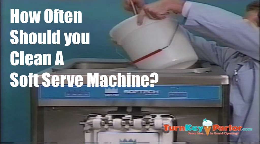 How Often Should A Soft Serve Ice Cream Machine Be Cleaned?
