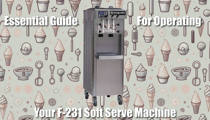 Stoelting F231 Soft Serve Ice Cream Machine Operation Guide 