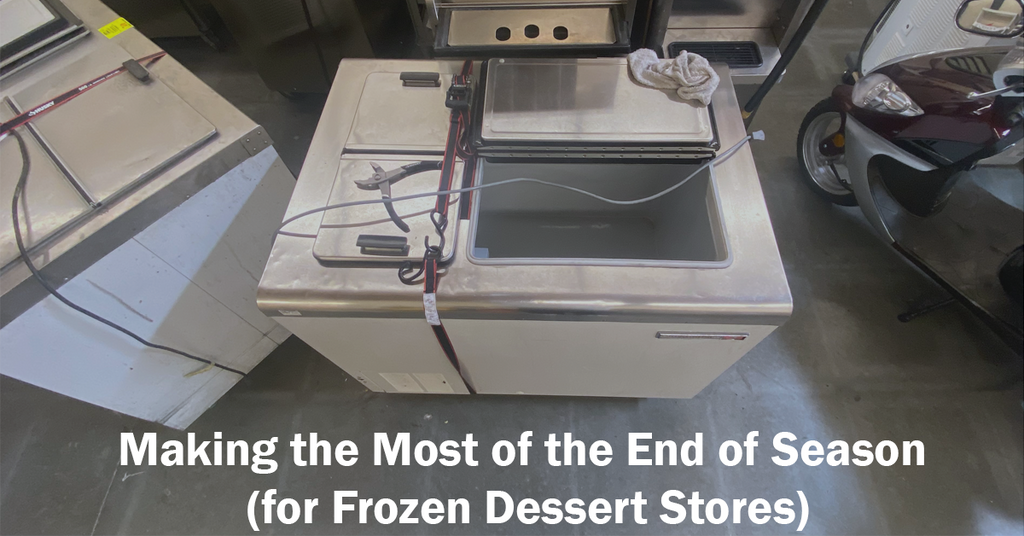 Making the Most of the End of Season (for Frozen Dessert Stores)