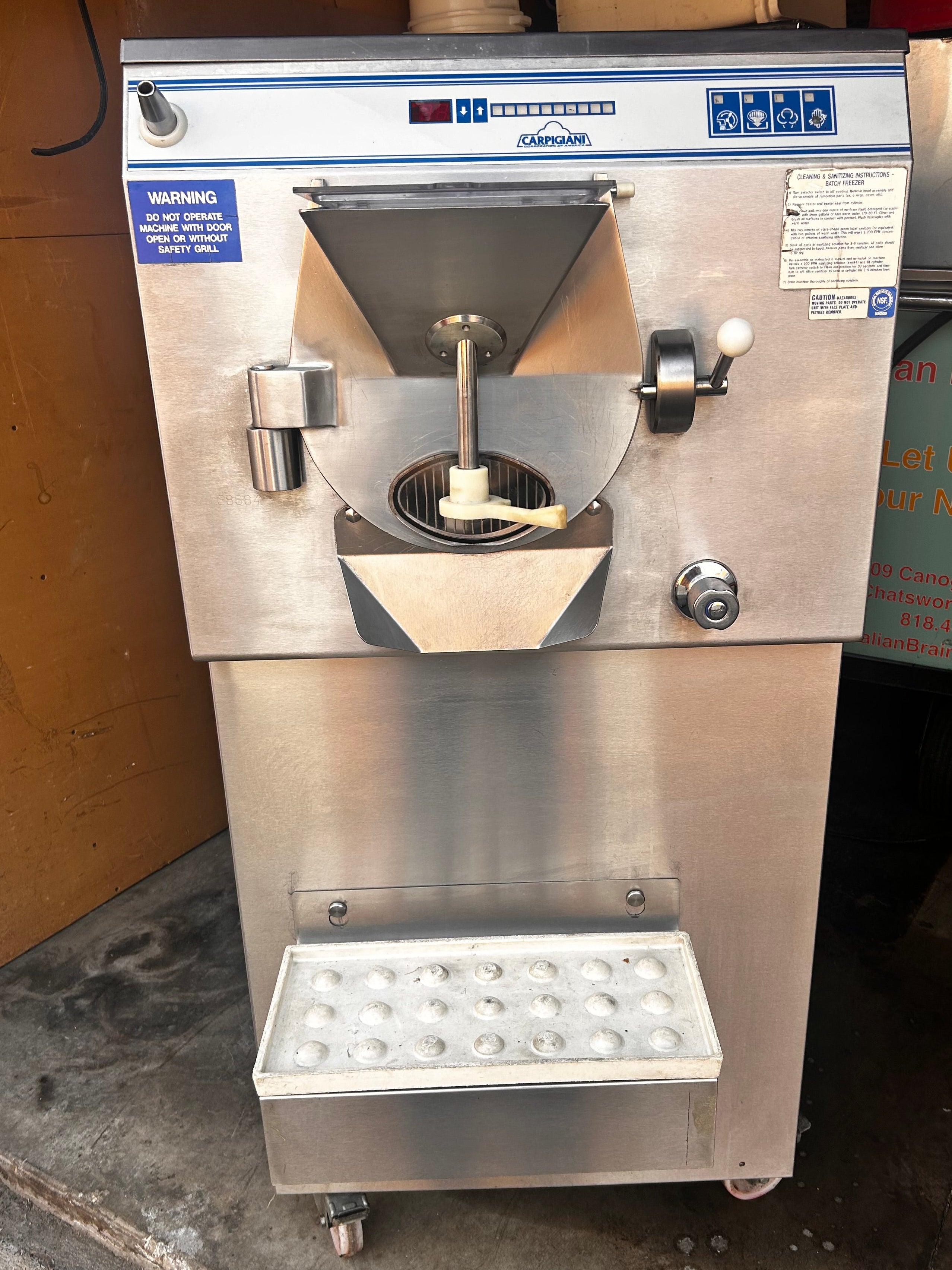 Used 37qt Carpgiani LB1002-G  Batch Freezer