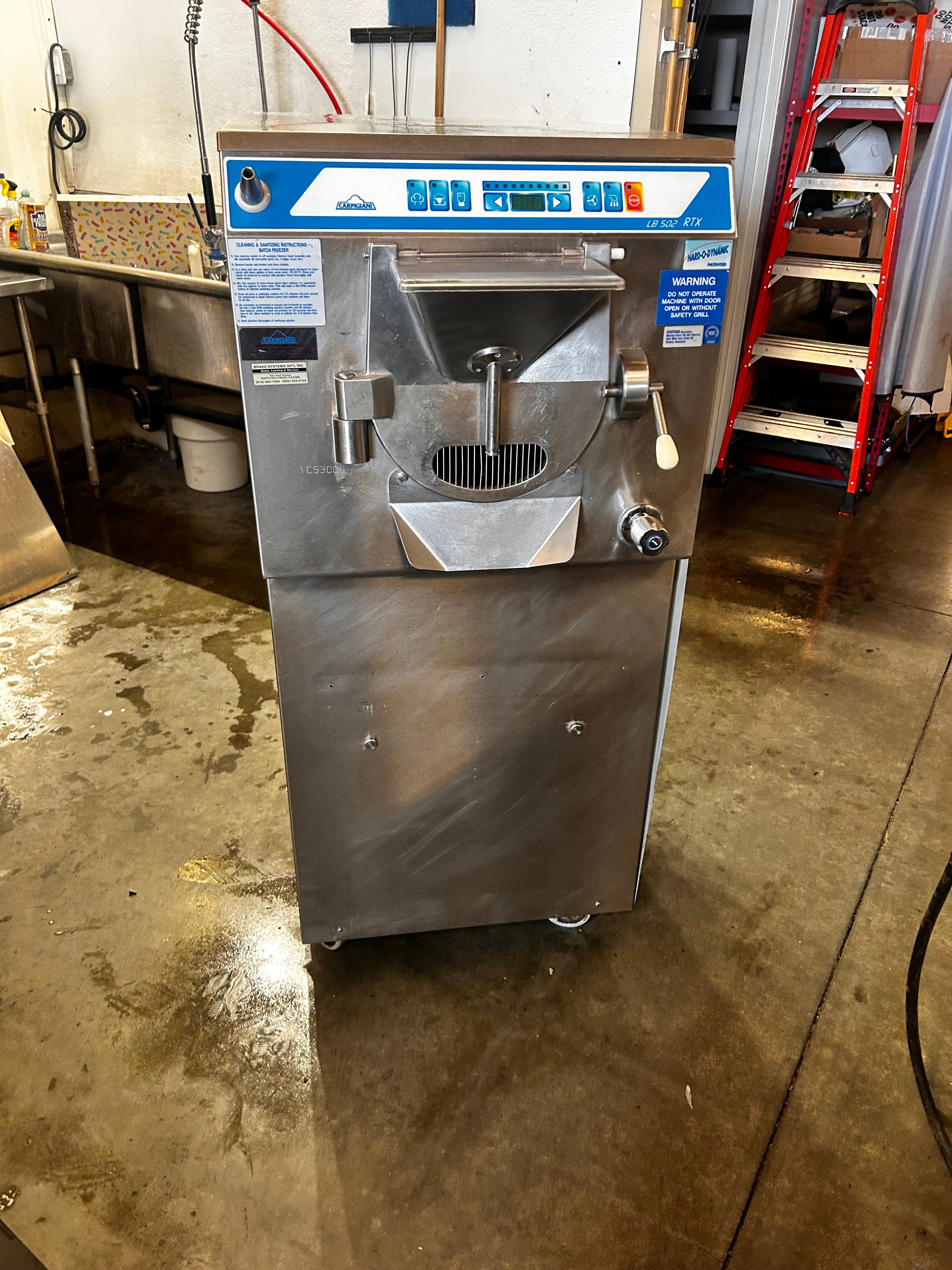 Carpigiani LB502RTX-G 3 phase water cooled