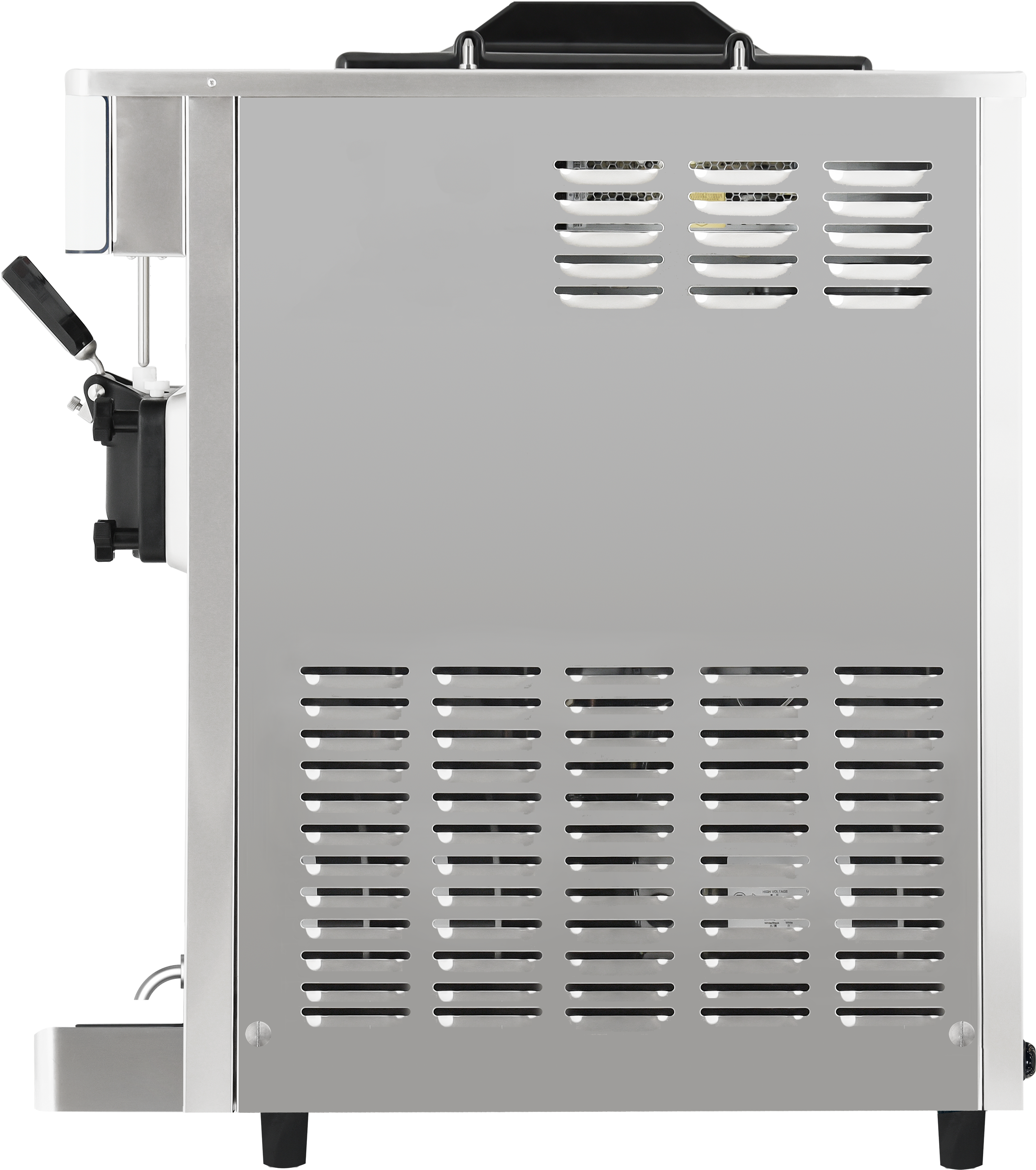 Spaceman 6236-C Gravity-Fed Single Flavor High Output Countertop Soft Serve Ice Cream Machine with 1 Hopper - 208-230V