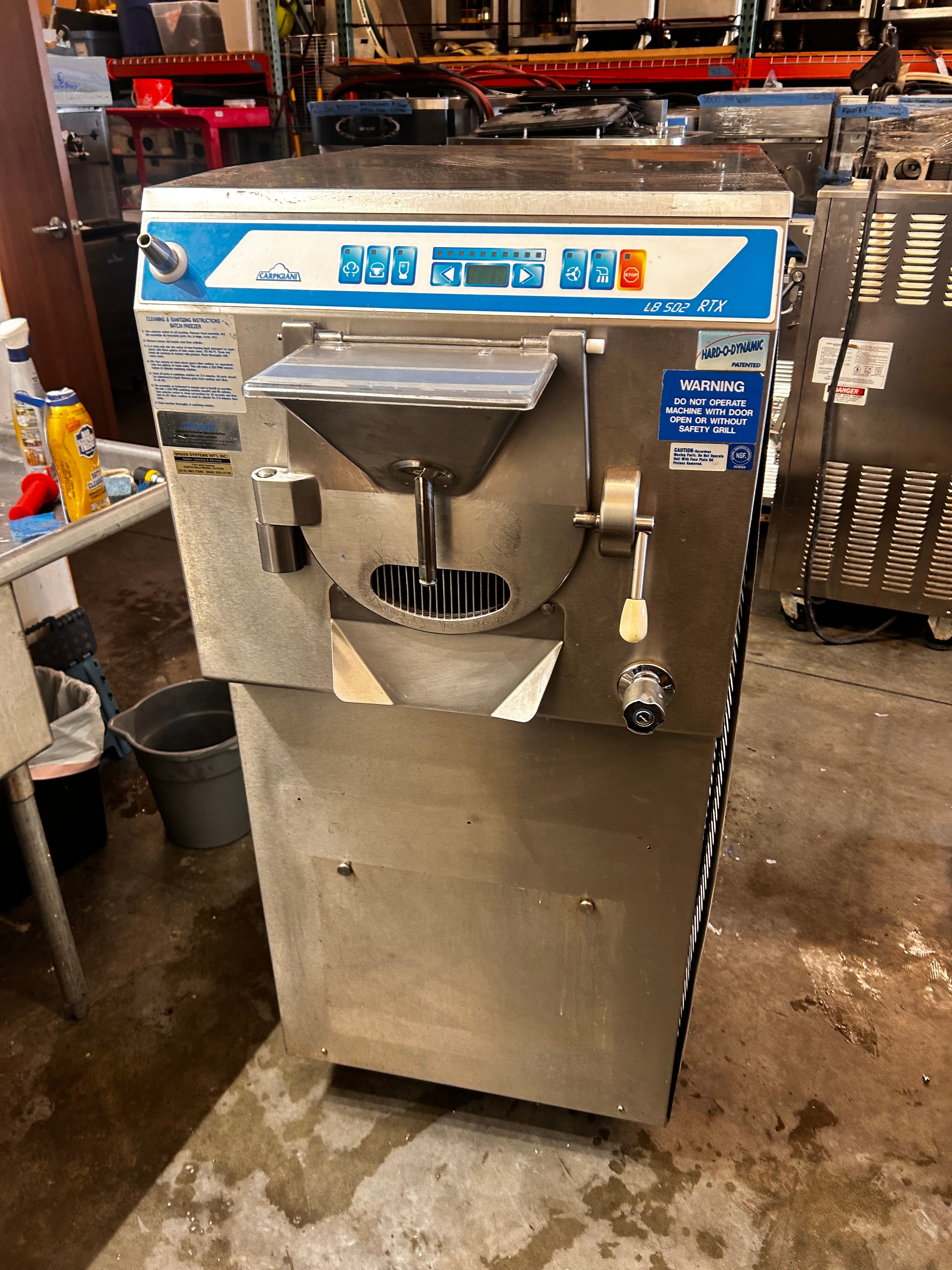 Carpigiani LB502RTX-G 3 phase water cooled