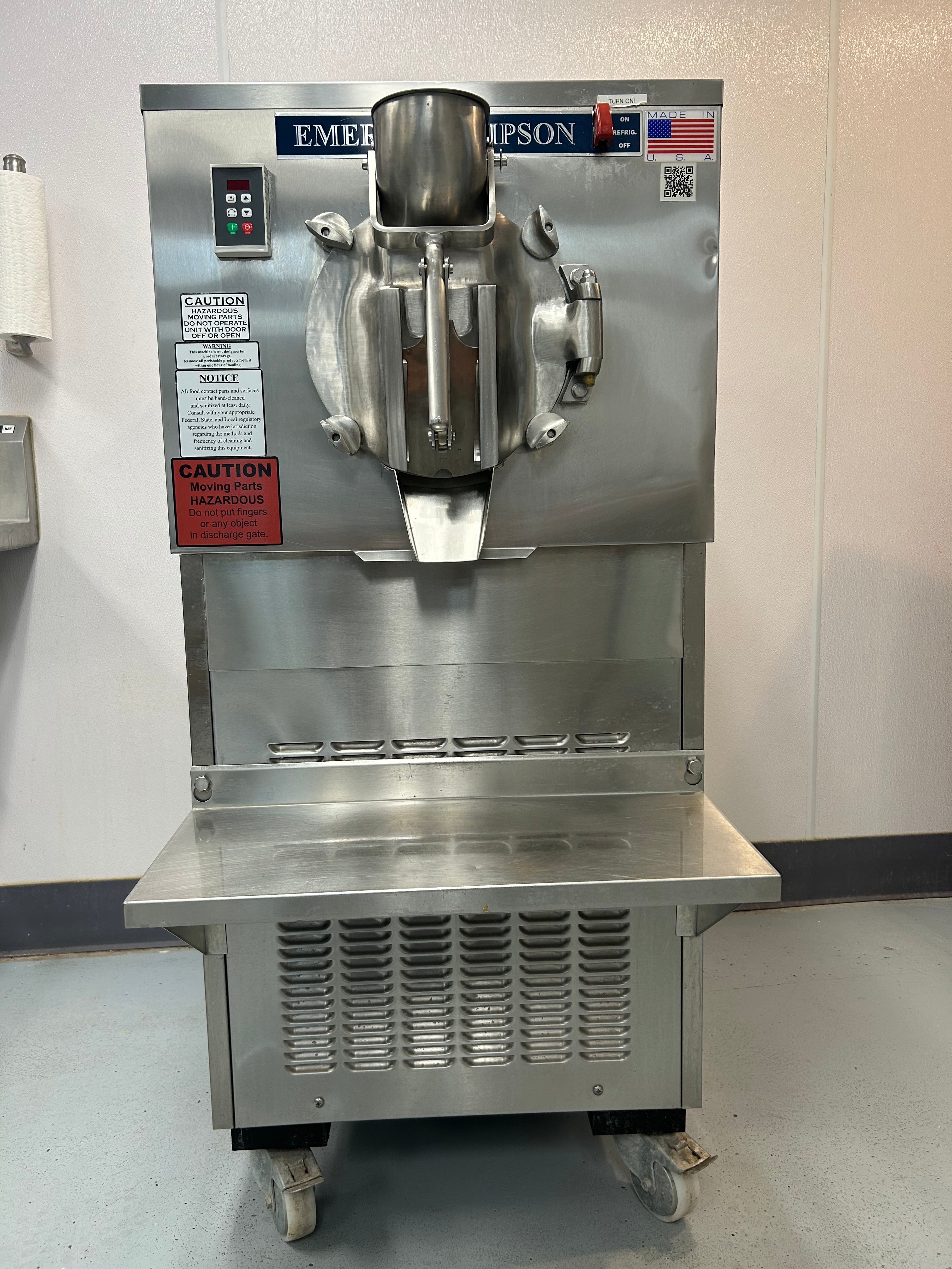 2013 Emery Thompson 24LA-IOC-1 Single Phase Air 24qt Batch Freezer