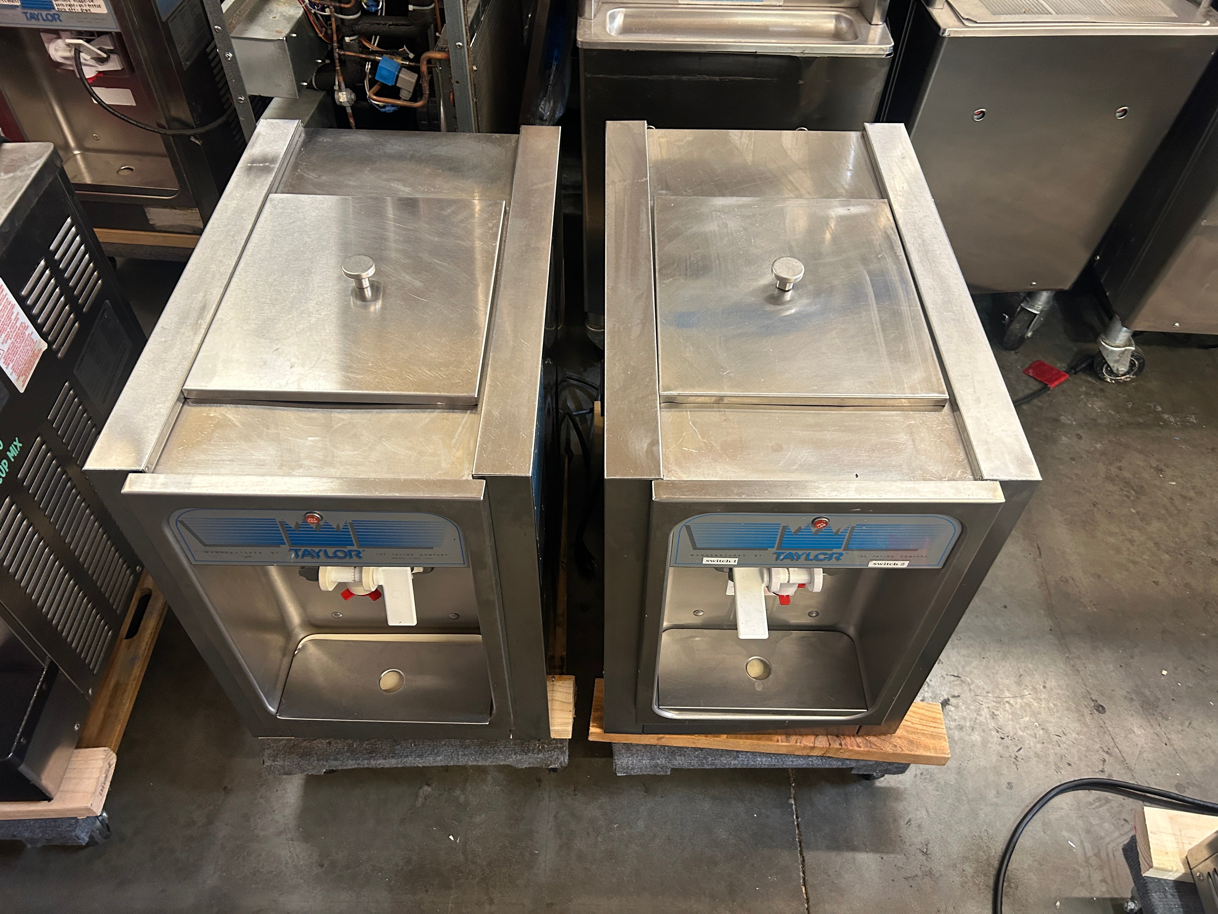 Package Deal - Two (2) Taylor 152-12 1-Ph Air Cooled Ice Cream Machines