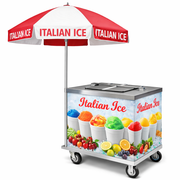 BDC8-NCP Ice Cream Push Cart with Refrigeration