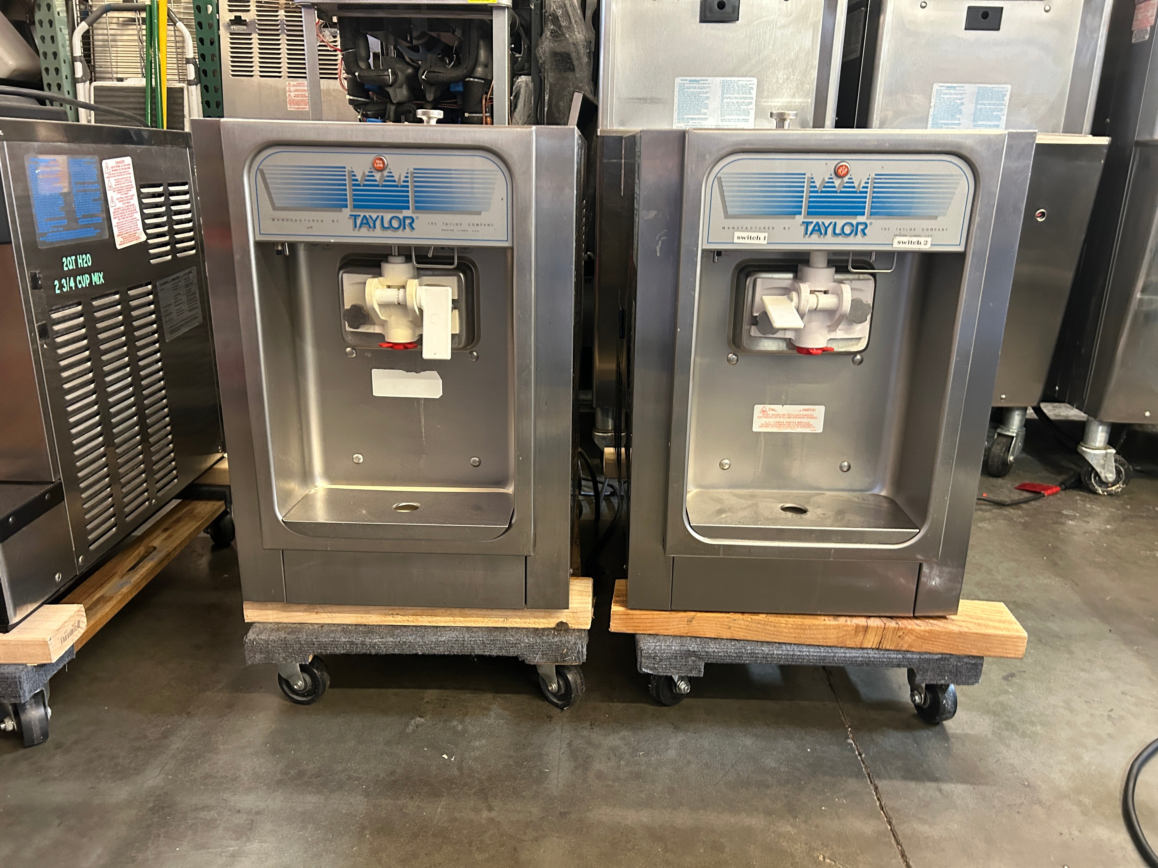 Package Deal - Two (2) Taylor 152-12 1-Ph Air Cooled Ice Cream Machines