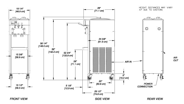 2013 Stoelting F231 3ph air