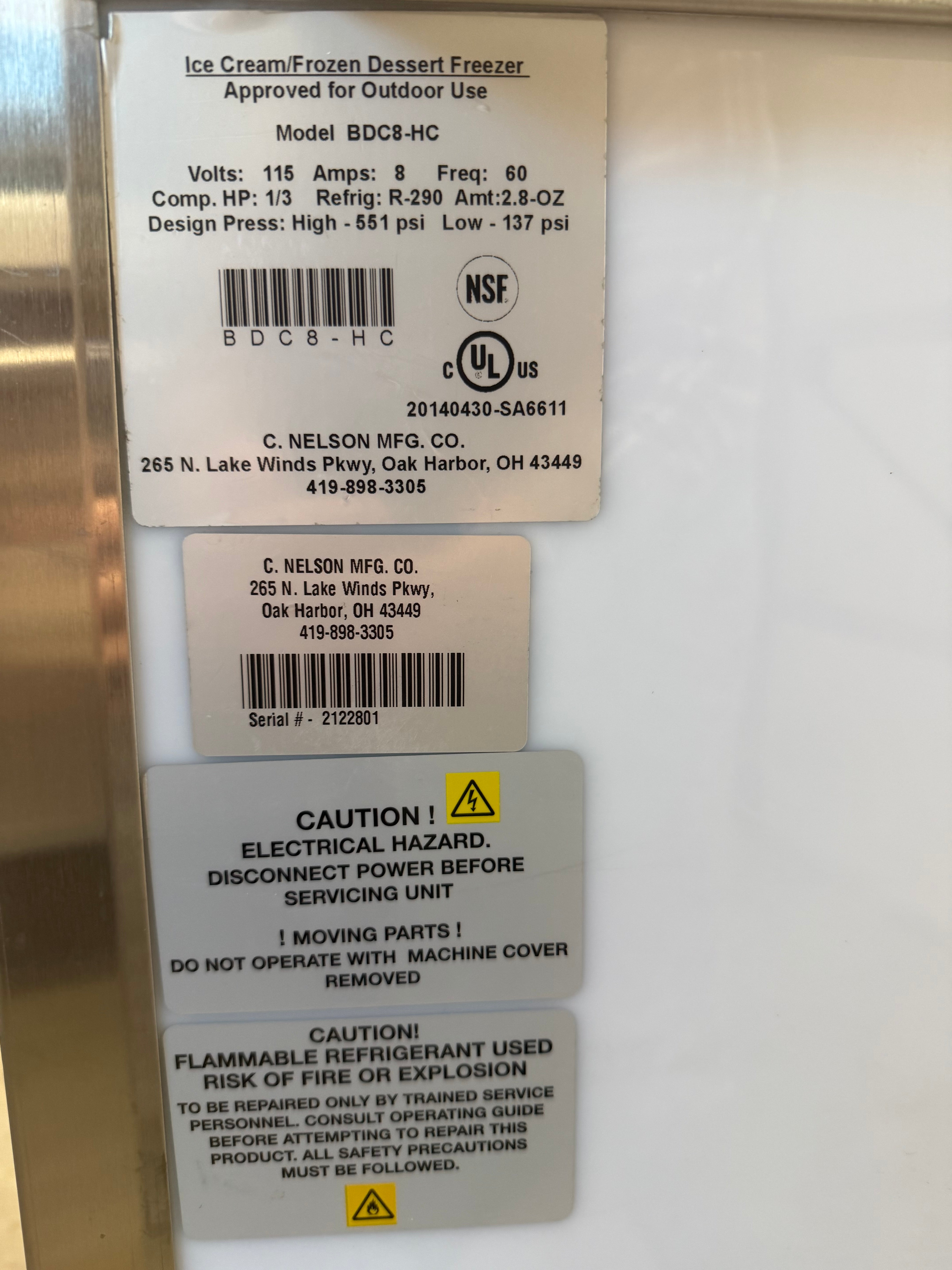 Start up  Package Batch freezer, Blast freezer, Push Cart