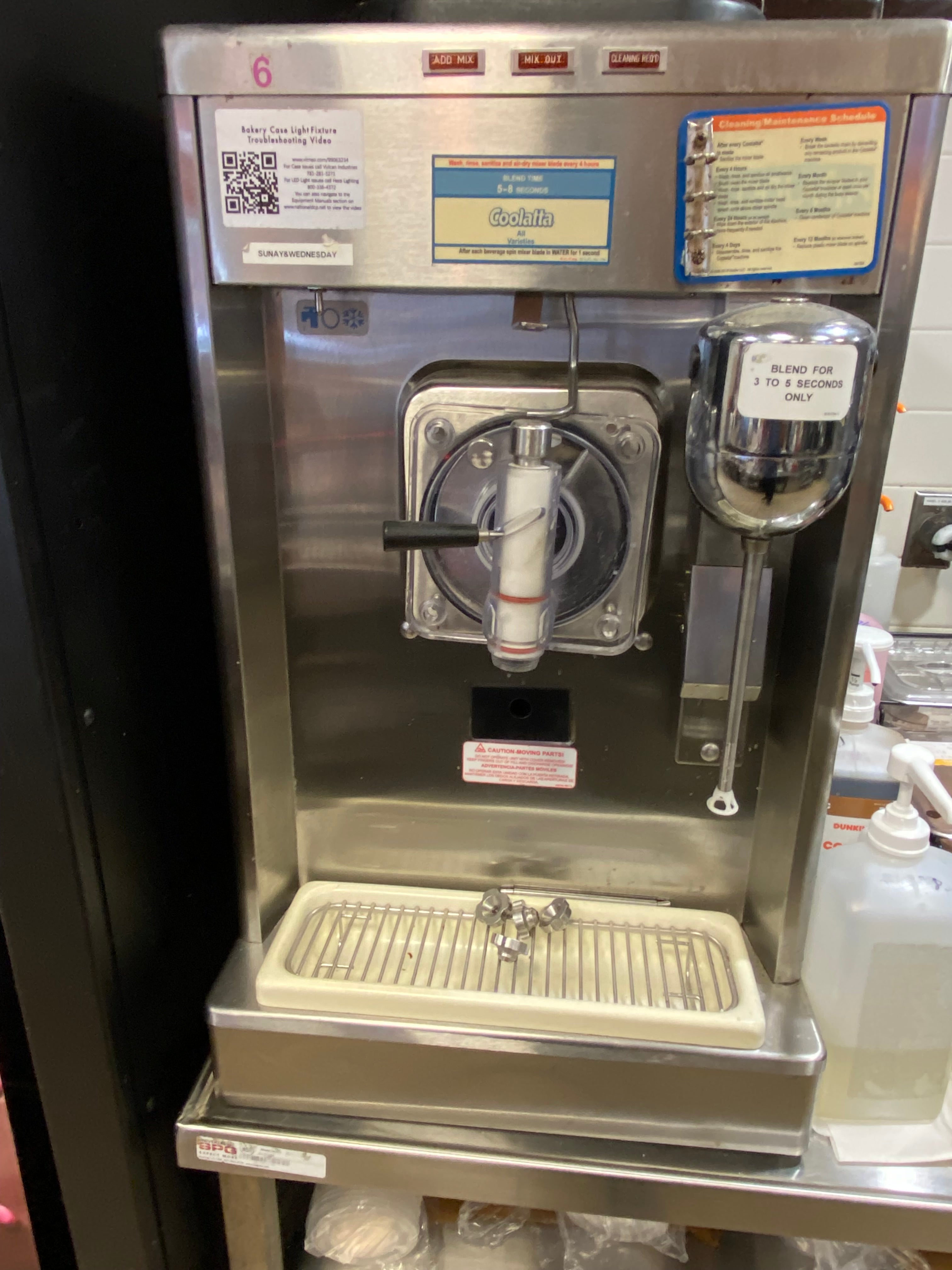 2014 Taylor 340D-27 1ph air Milkshake and Frozen Beverage Countertop Machine