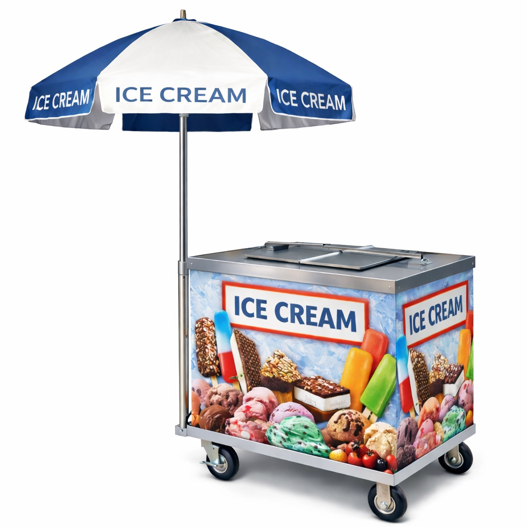 BDC8 Cold Plate Ice Cream Cart