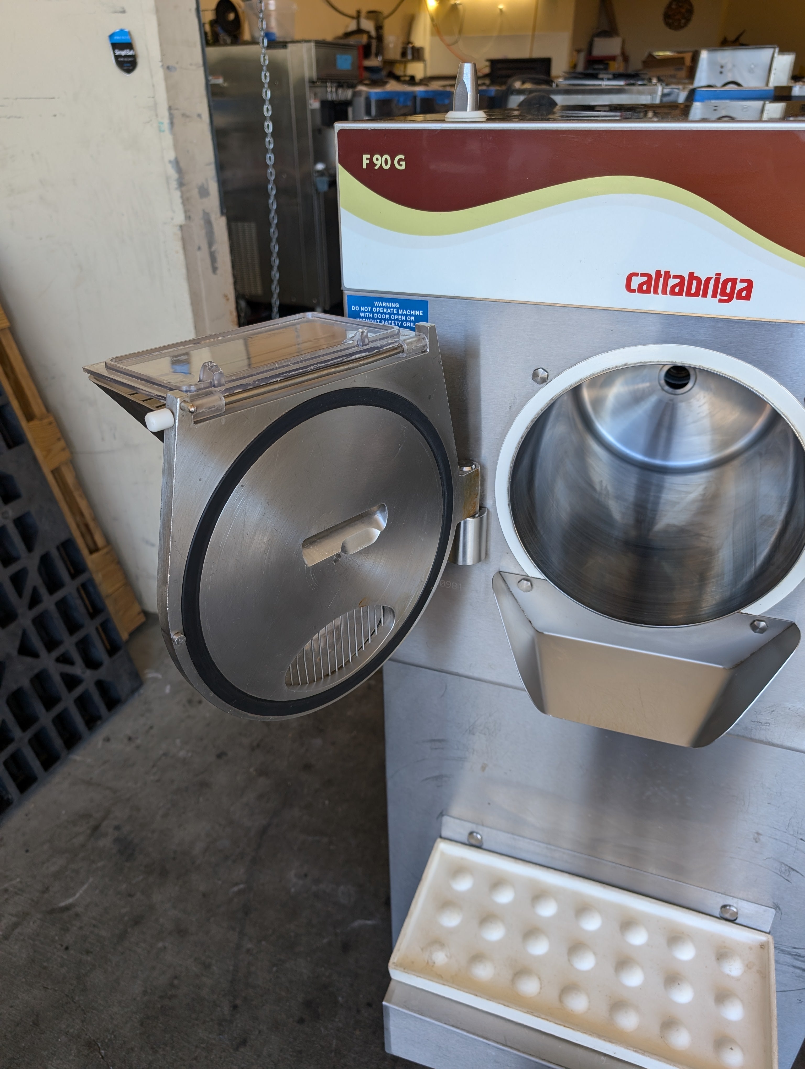 2017 Cattabriga F90 G 20 Quart Gelato Batch Freezer  3 Phase Water Cooled