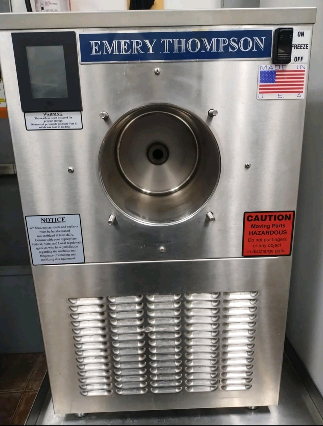 Start up  Package Batch freezer, Blast freezer, Push Cart