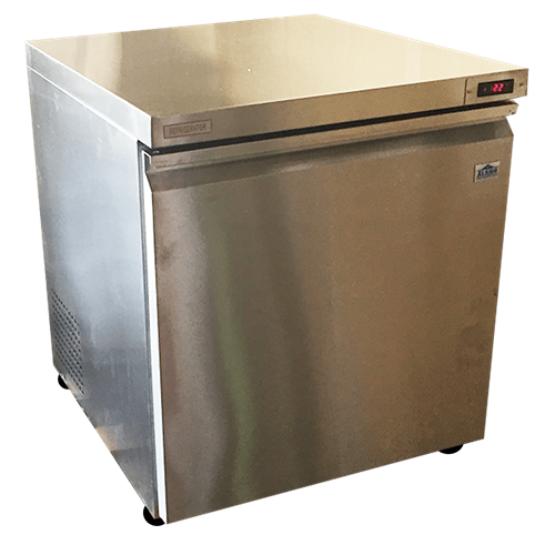 1-Door Under Counter Stainless Steel Refrigerator